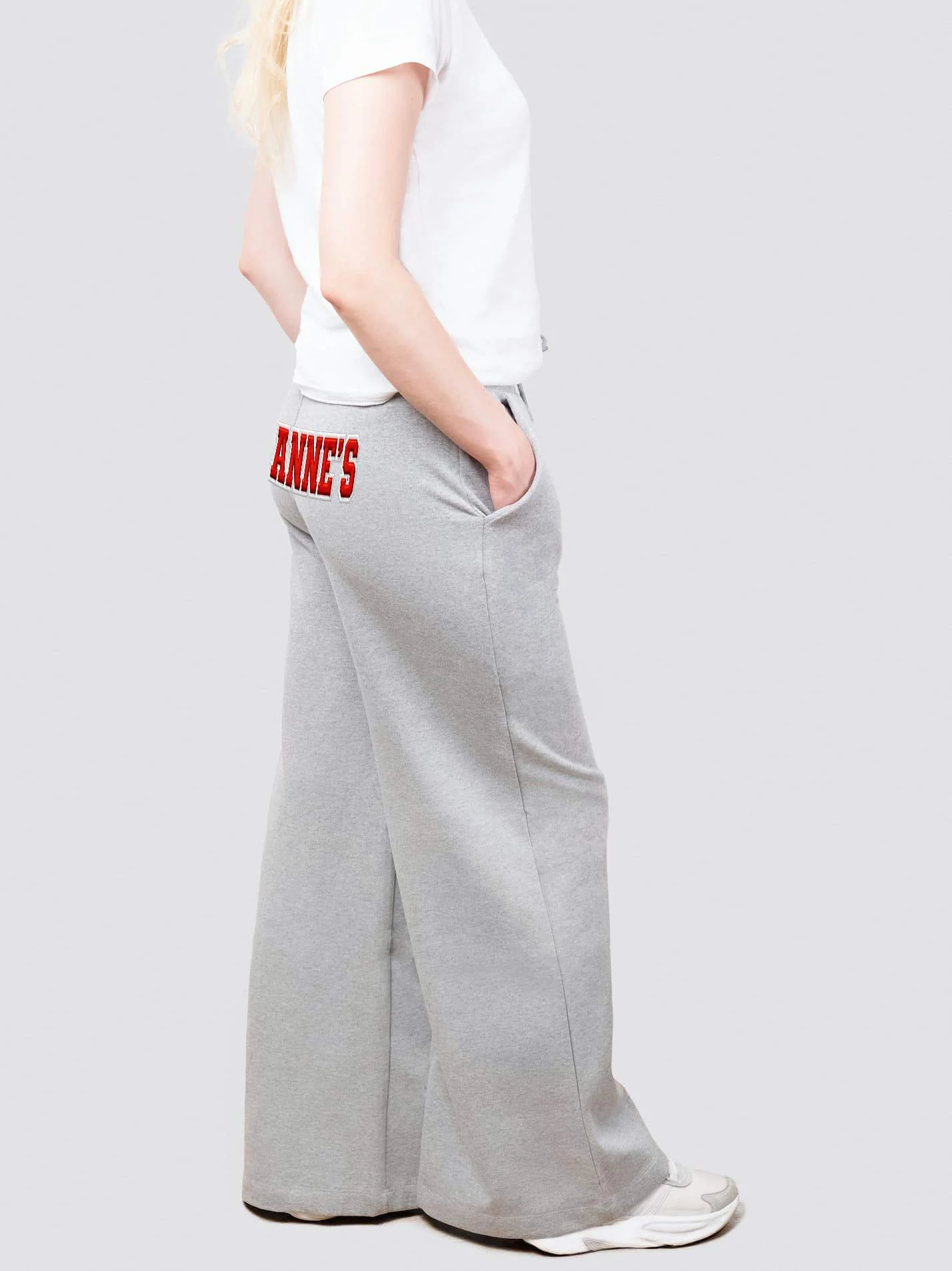 St Anne's College Oxford JCR Varsity Style - Ladies Wide-Leg Bottoms - Image 8