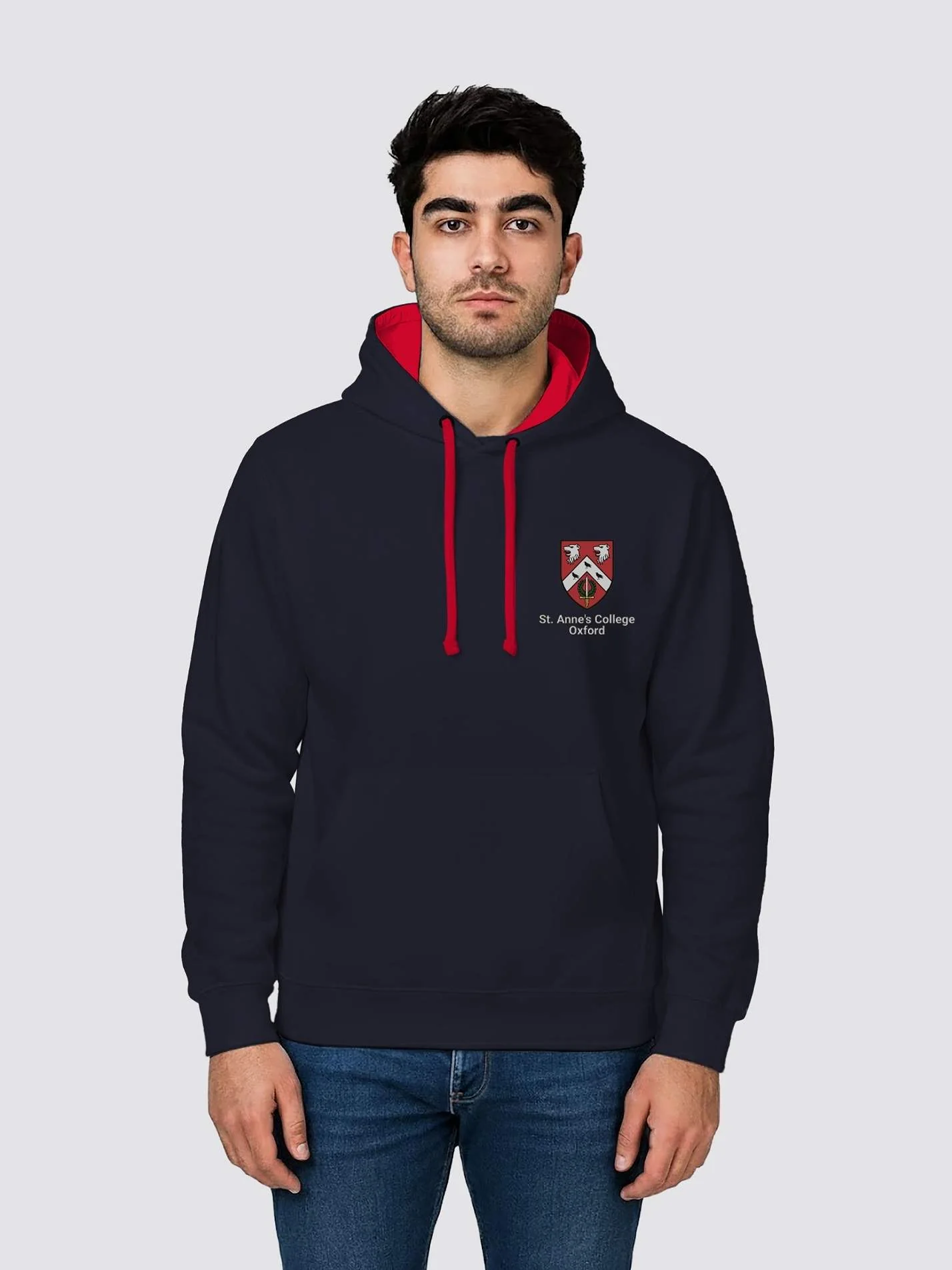 St Anne's College Oxford MCR Contrast Hoodie