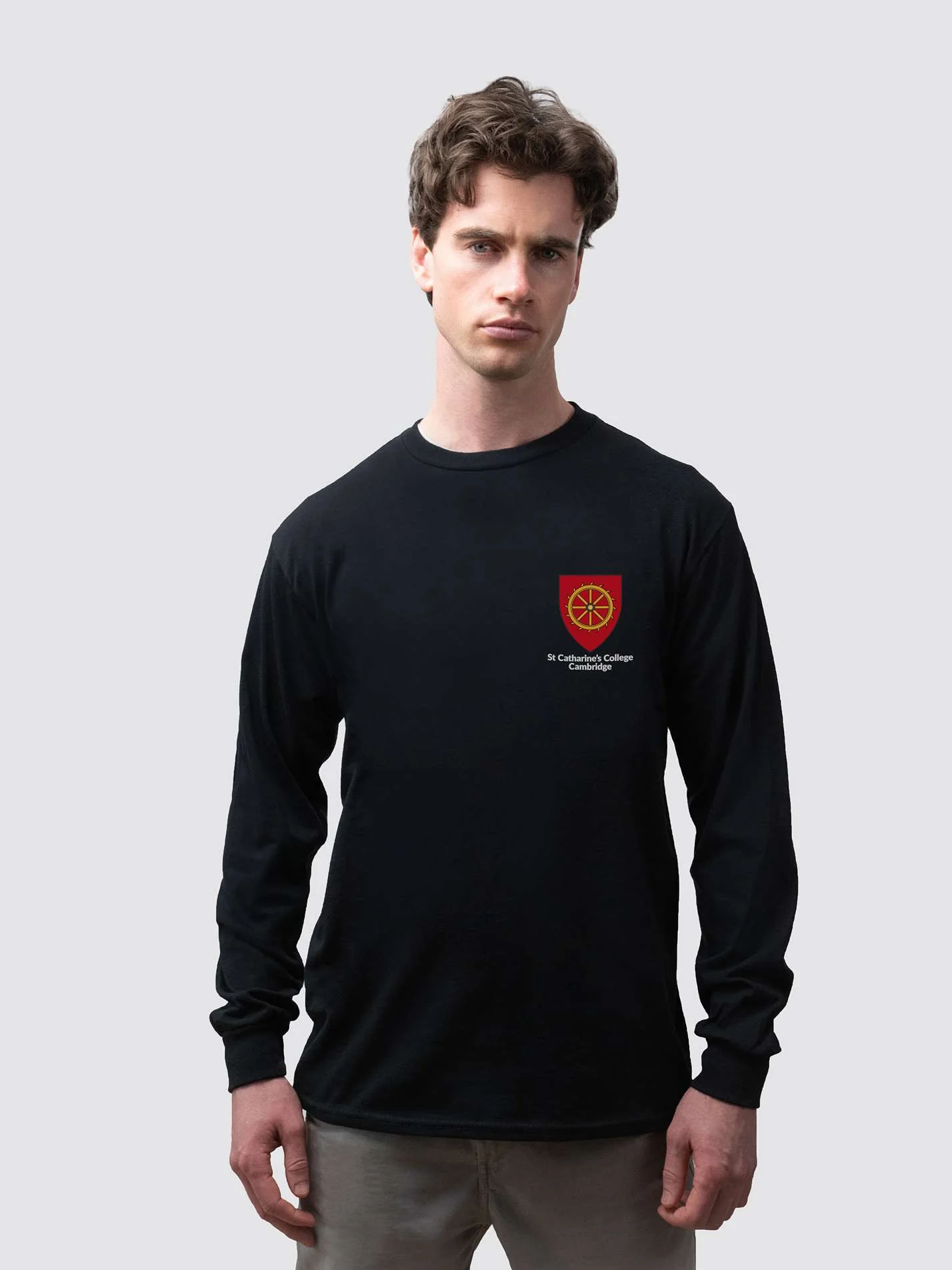St Catharine's College Cambridge Unisex Cotton Long Sleeve T-Shirt
