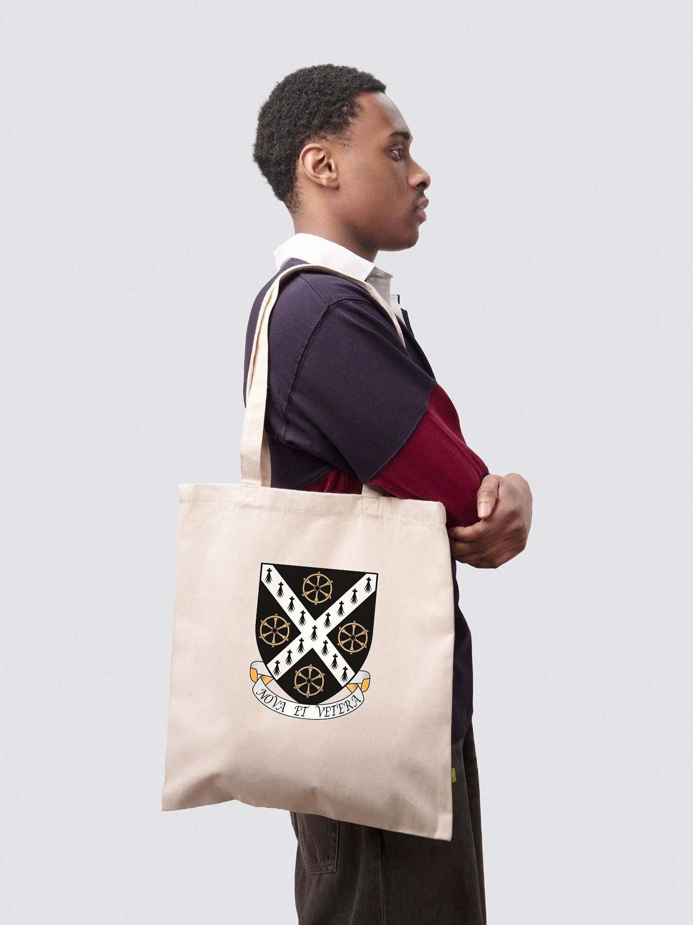 St Catherine's College Oxford MCR Organic Cotton Printed Tote Bag