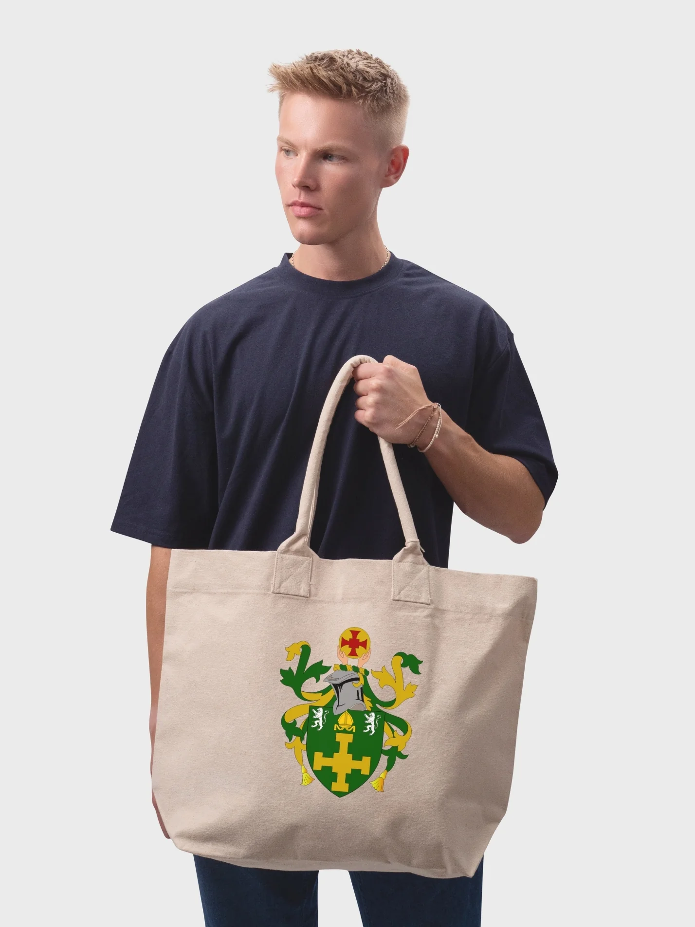 St Chad Alumni Cotton Canvas Printed Shopper Bag