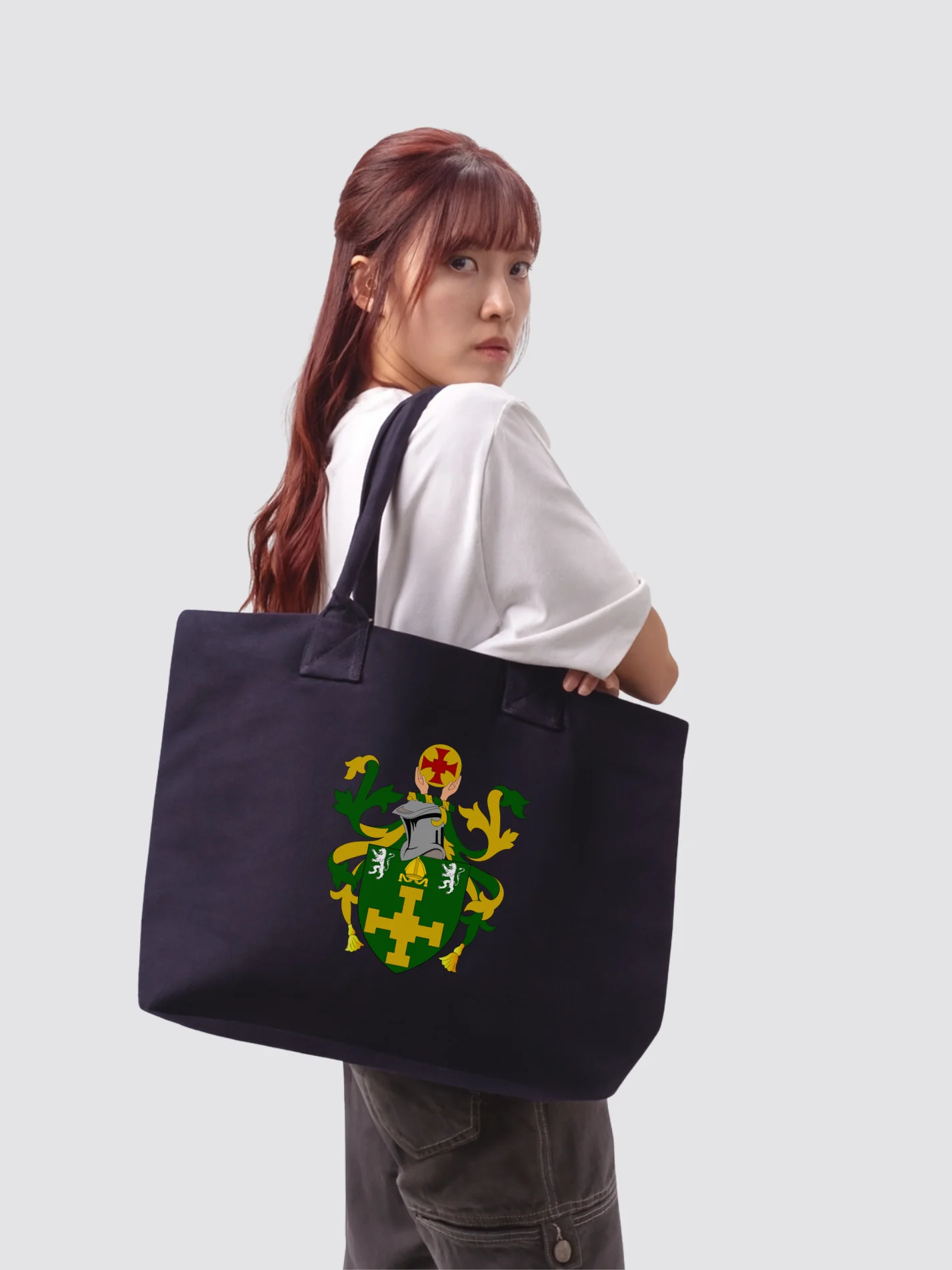 St Chad Alumni Cotton Canvas Printed Shopper Bag - Image 2