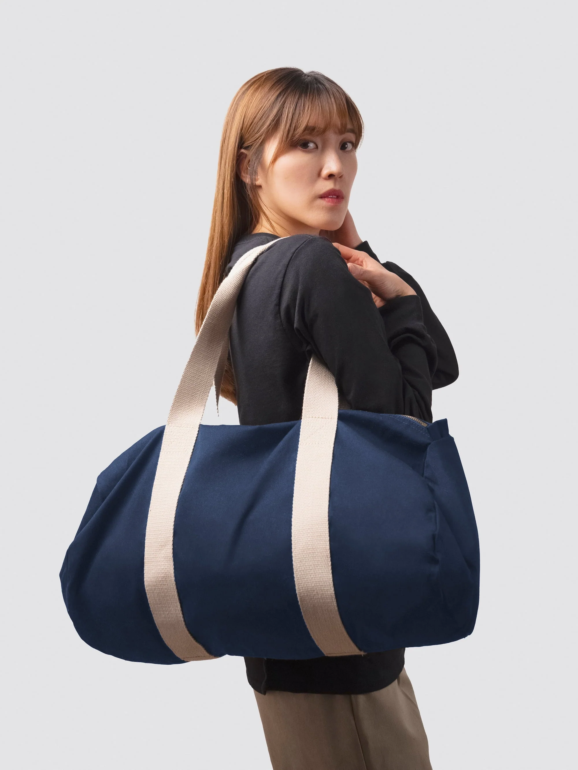 St Chad Alumni Organic Cotton Canvas Barrel Bag - Image 2
