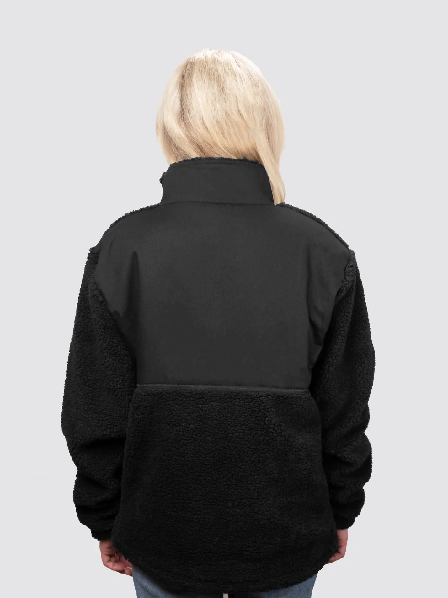 St Chad Alumni Unisex Fluffy Sherpa Fleece Jacket - Image 7