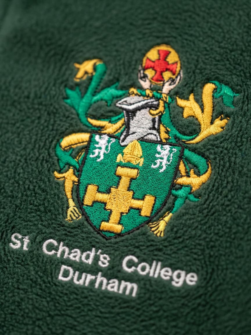 St Chad's College Durham JCR Unisex 1/4 Zip Fleece - Image 3