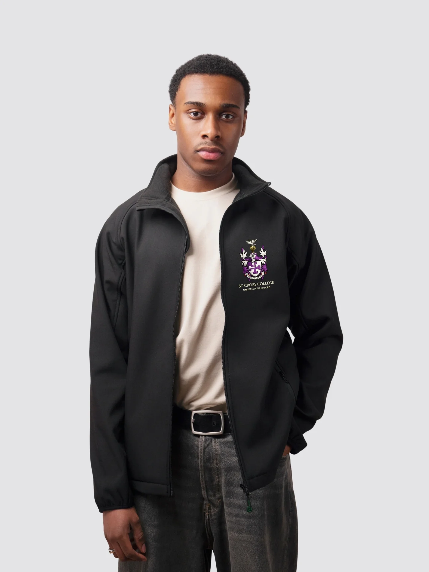 St Cross Coat of Arms Collection Sustainable Men's Soft Shell Jacket