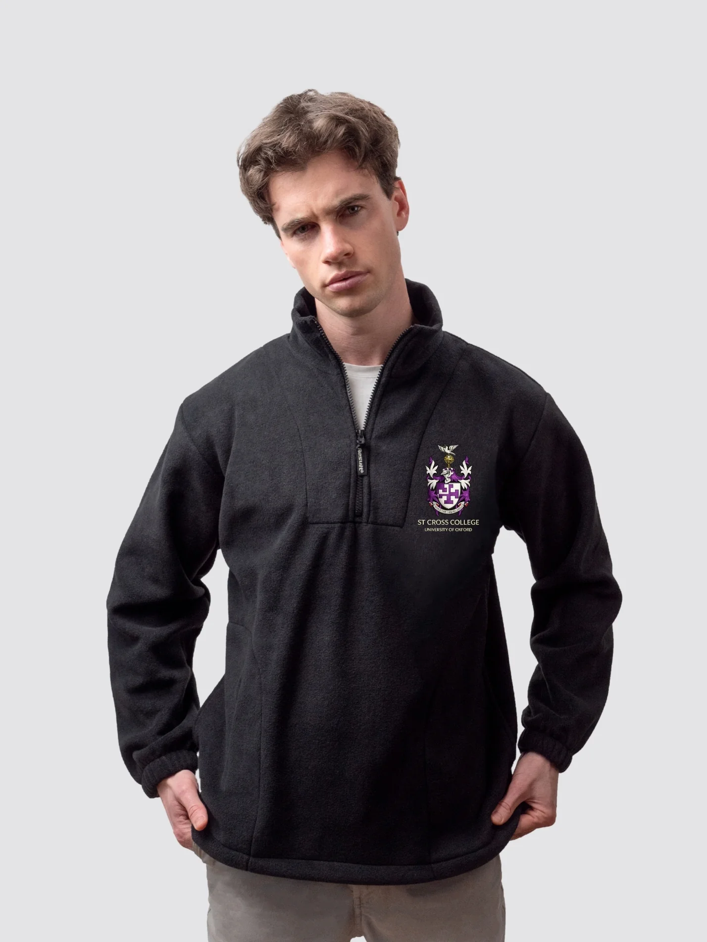 St Cross Coat of Arms Collection Unisex 1/4 Zip Fleece