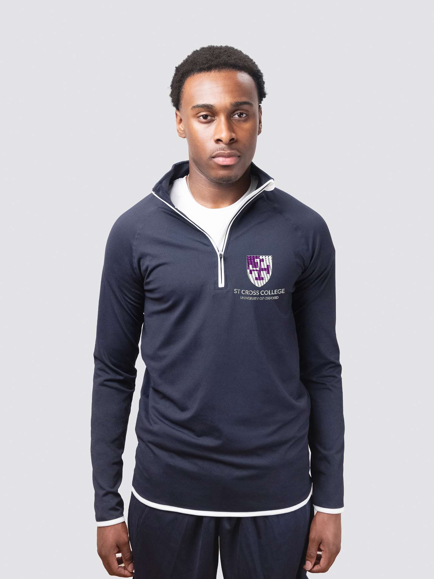 St Cross College Oxford Men's Performance 1/4 Zip Sweatshirt