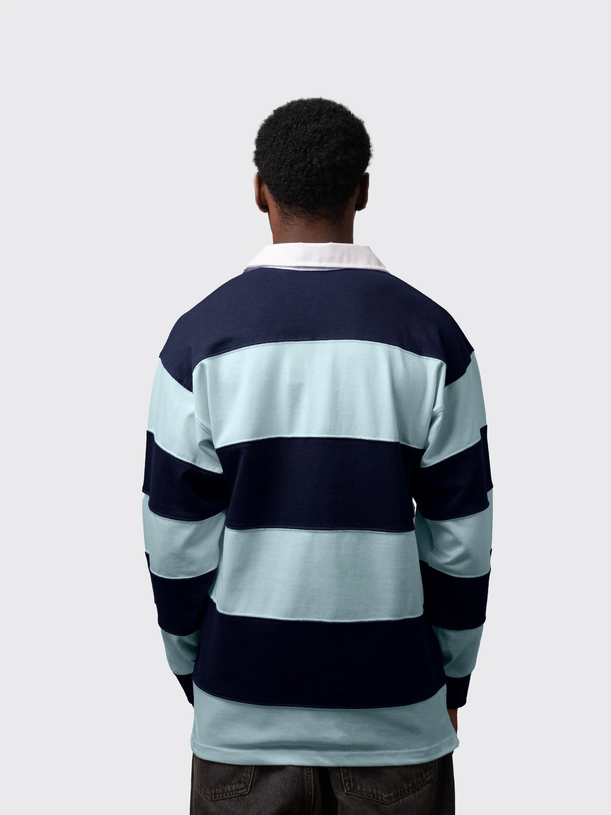 St Edmund Hall Oxford MCR Unisex Striped Rugby Shirt - Image 8