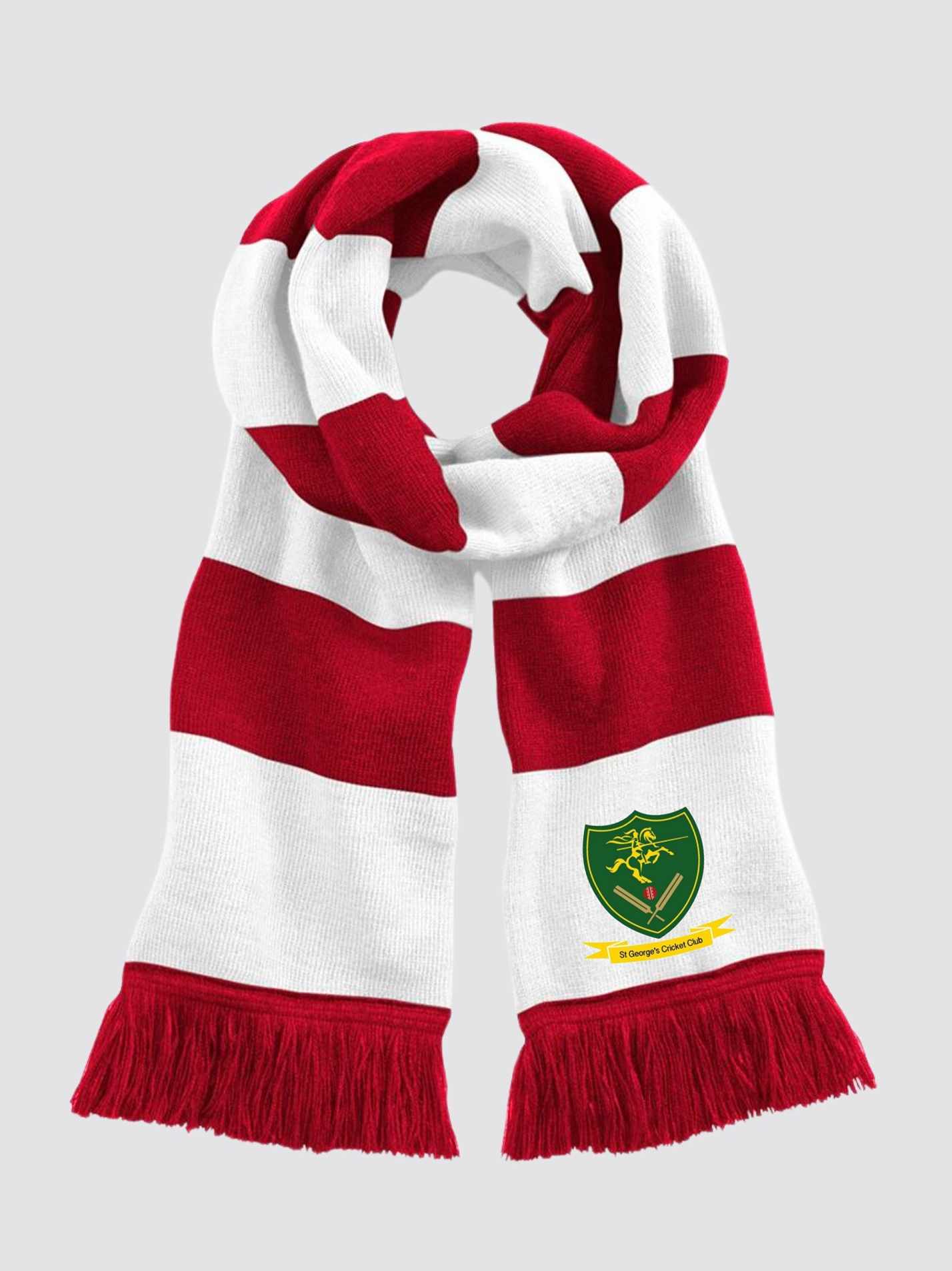 St. George's Cricket Club Striped Scarf - Image 2