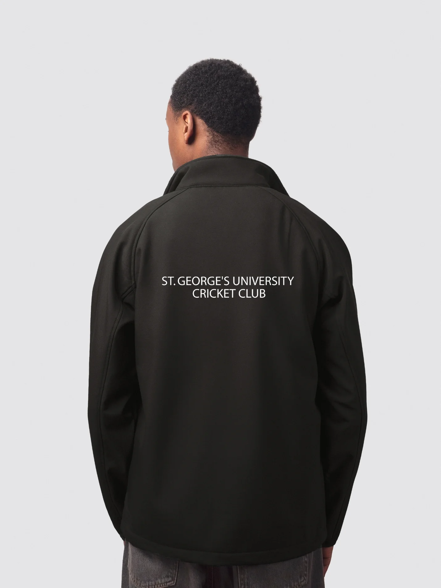 St. George's Cricket Club Sustainable Men's Soft Shell Jacket - Image 2