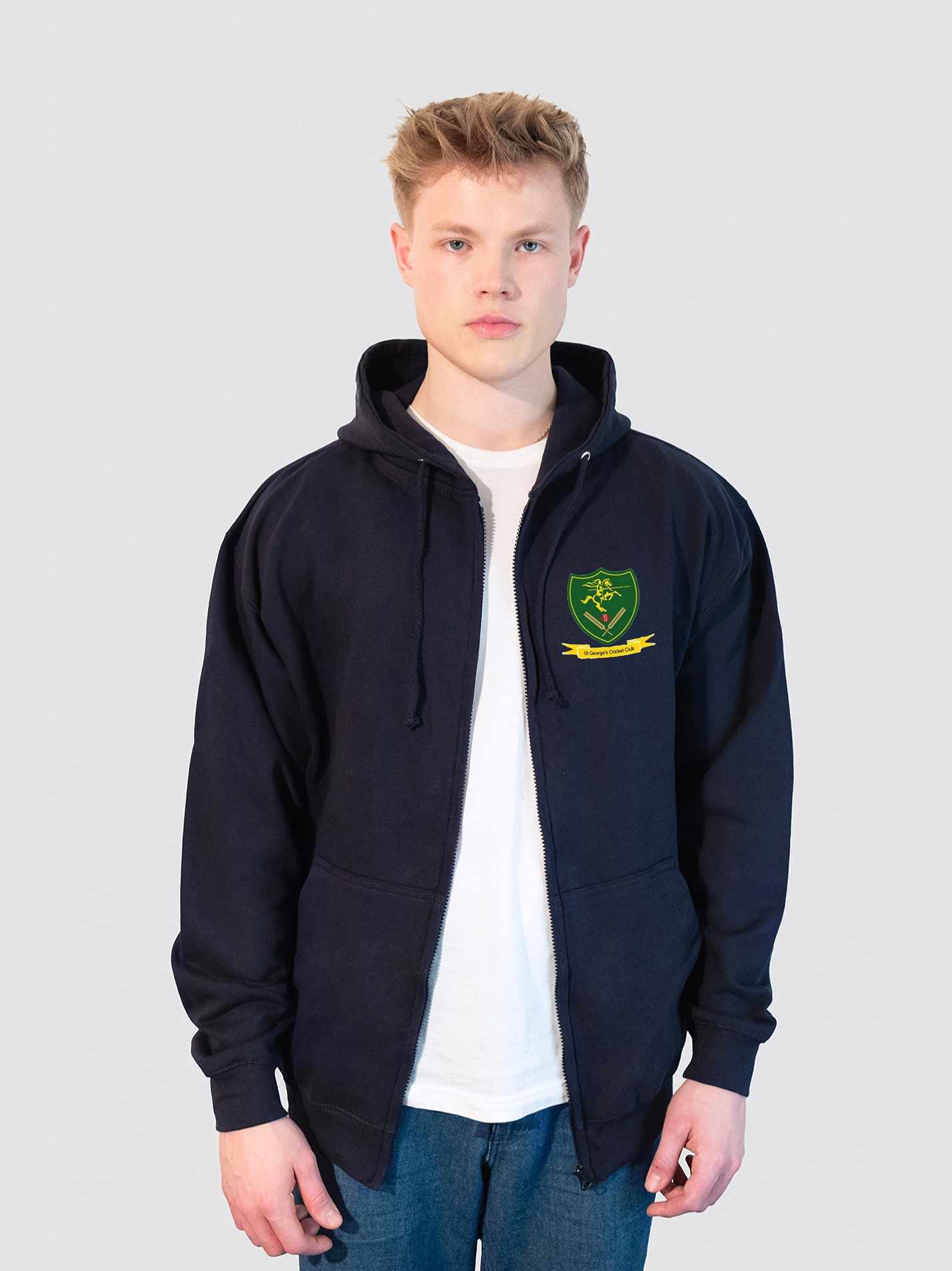 St. George's Cricket Club Zip-Up Unisex Hoodie