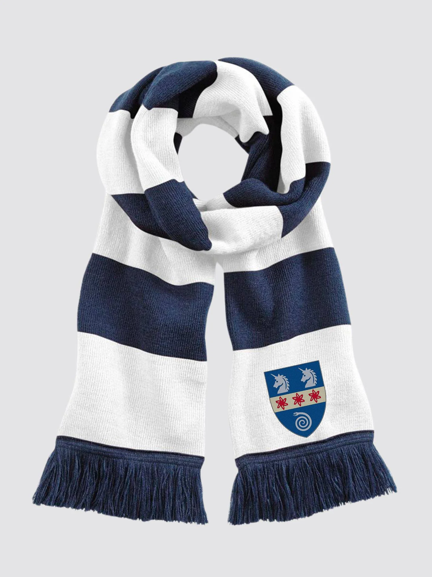 St Hilda's College Oxford MCR Striped Scarf
