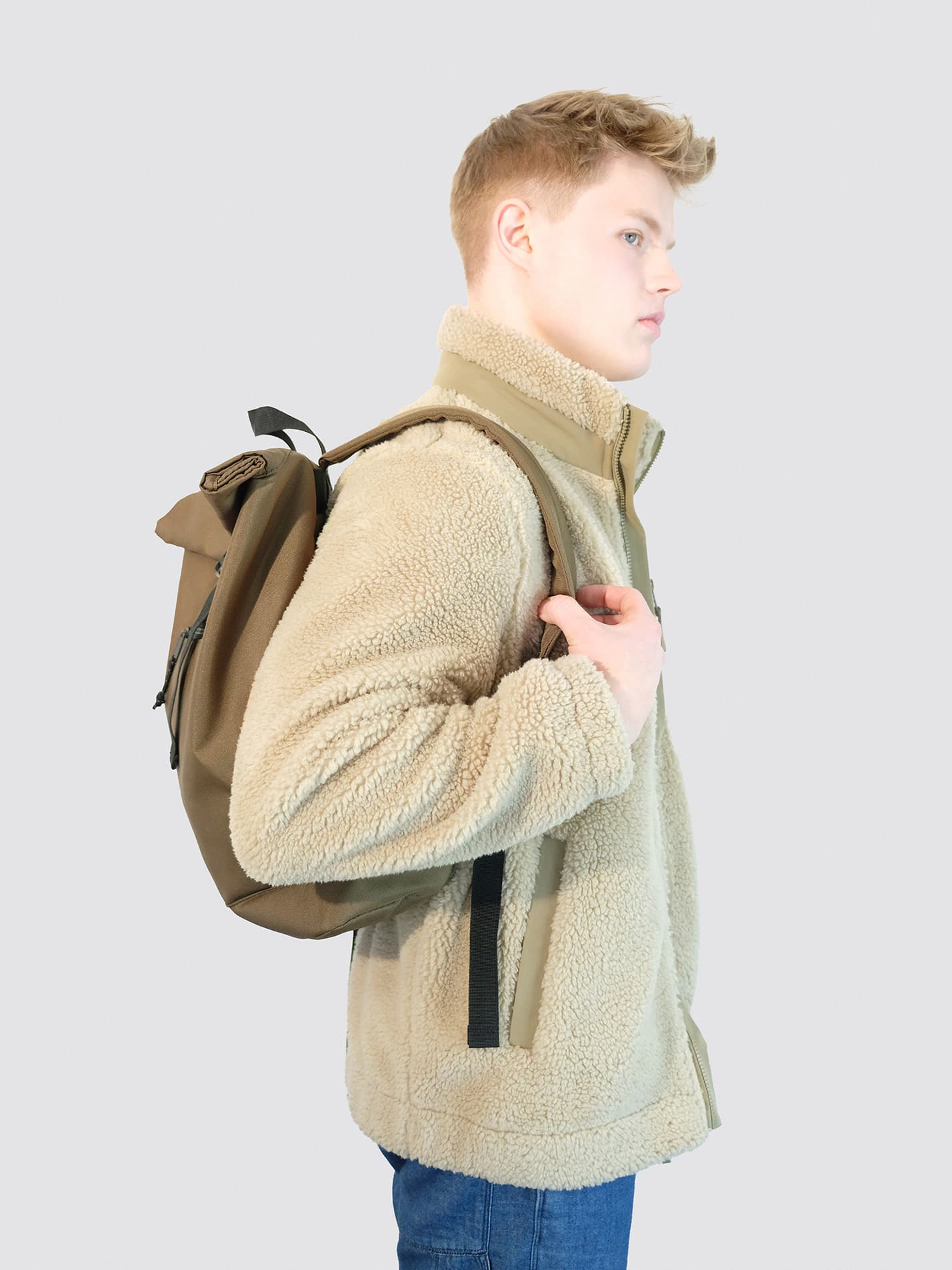 Anglia Ruskin Medical Students Roll Top Backpack - Image 9