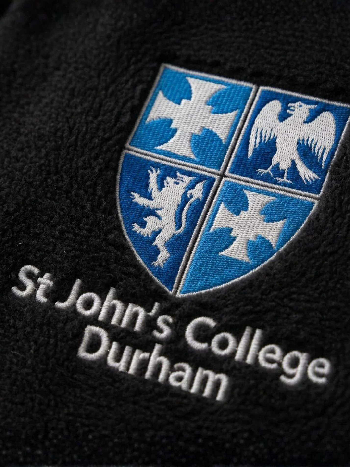 St John's College Durham MCR Unisex Polar Full Zip Fleece - Image 3