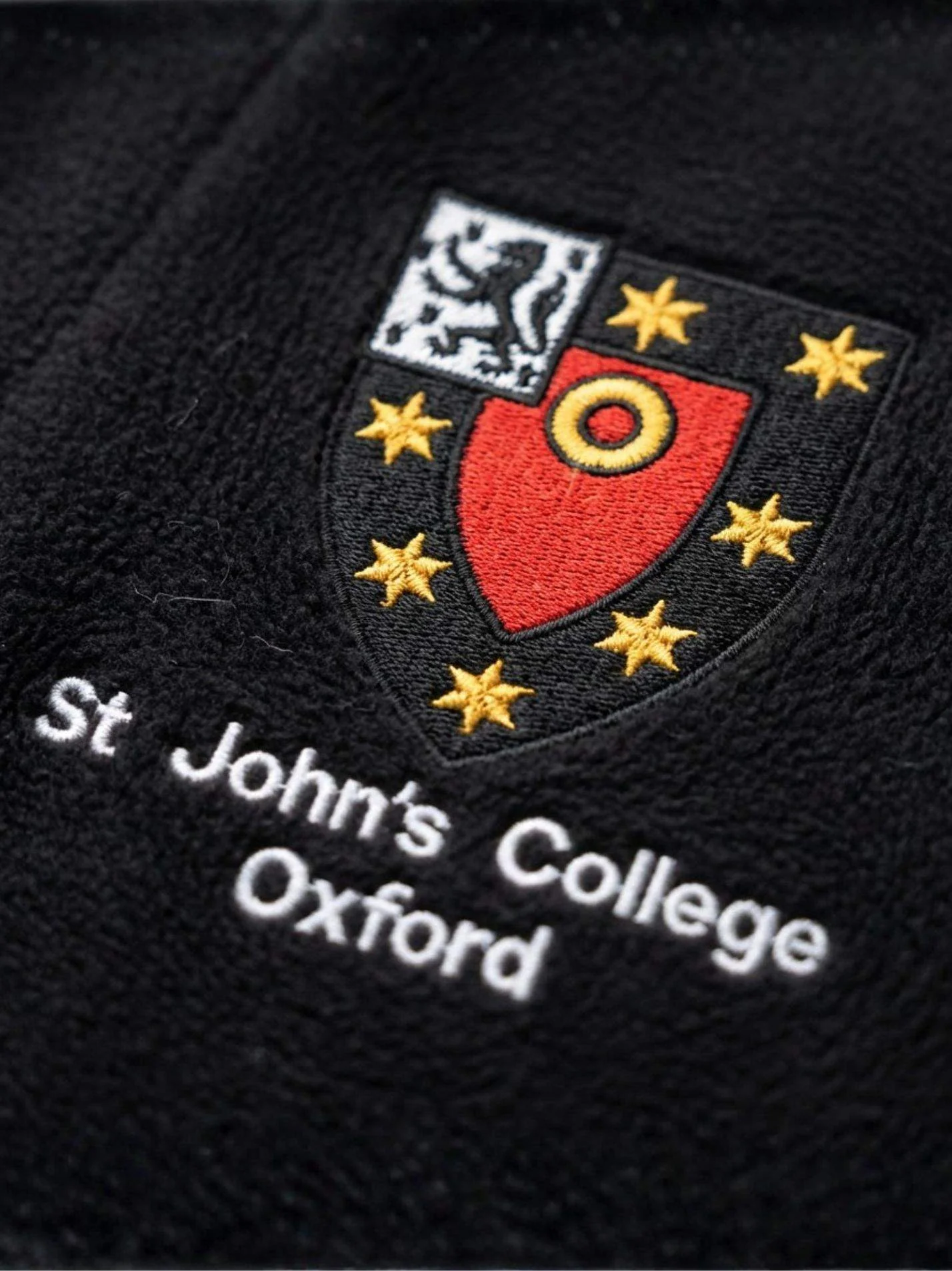 St John's College Oxford MCR Unisex Polar Full Zip Fleece - Image 3