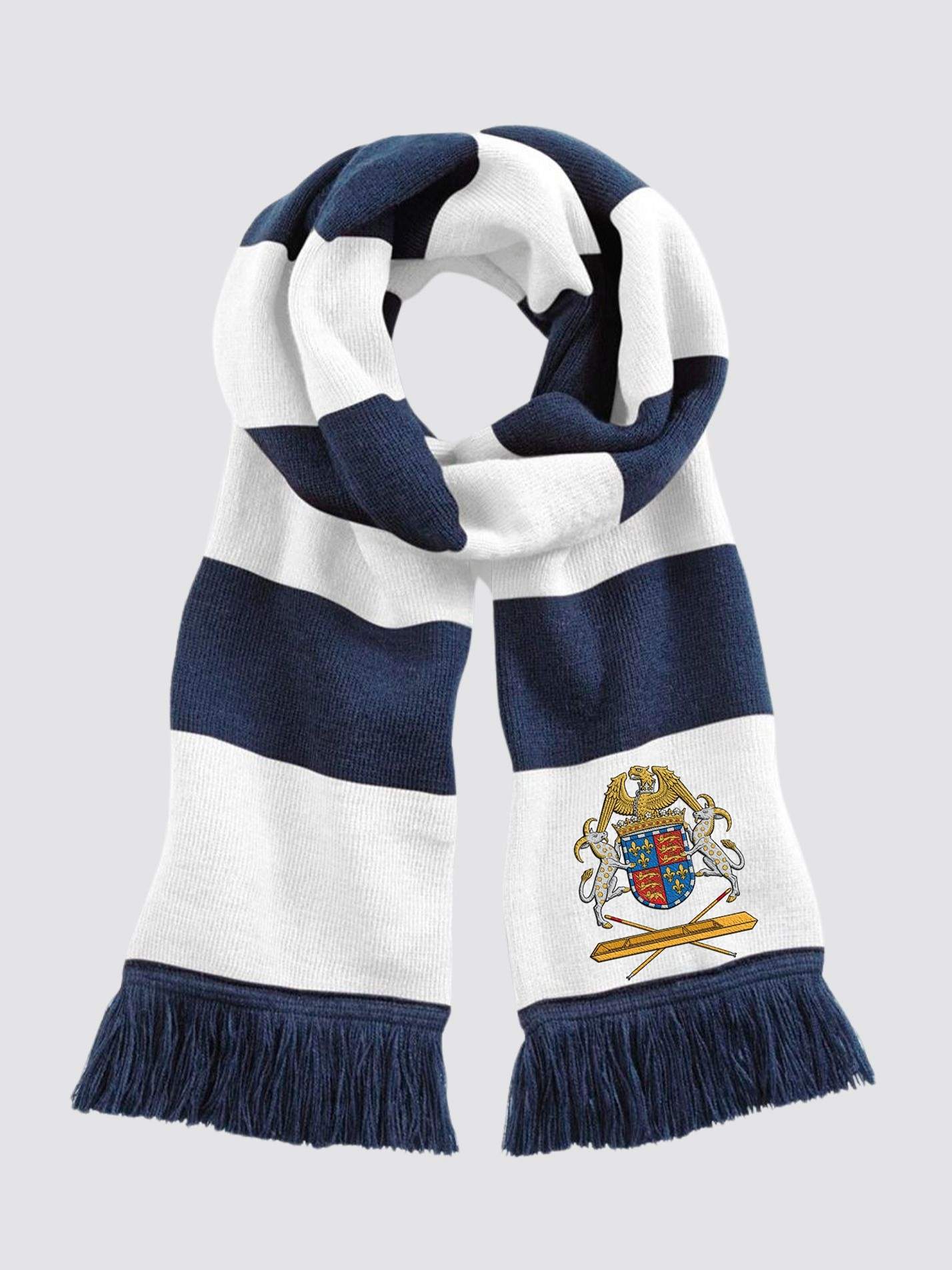 St John's College Punt Society Striped Scarf