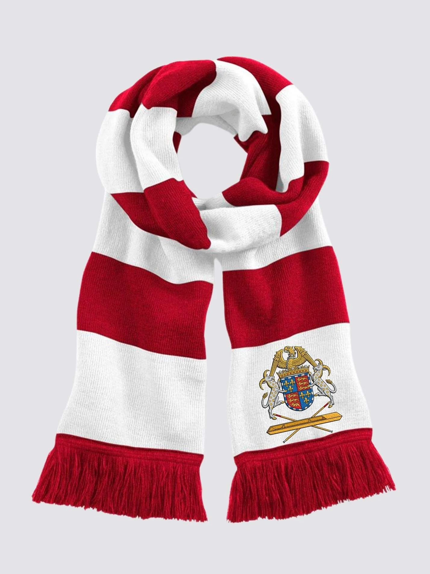 St John's College Punt Society Striped Scarf - Image 3