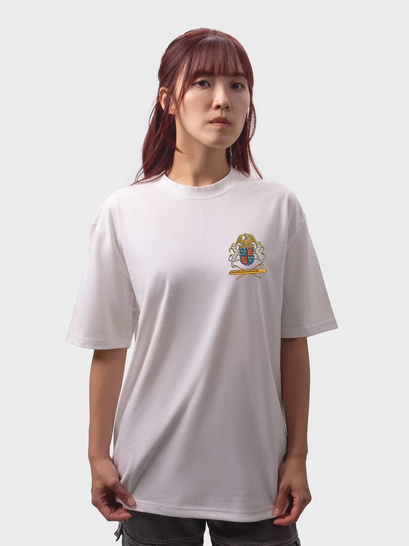 St John's College Punt Society Unisex Heavy Oversized T-Shirt - Image 3