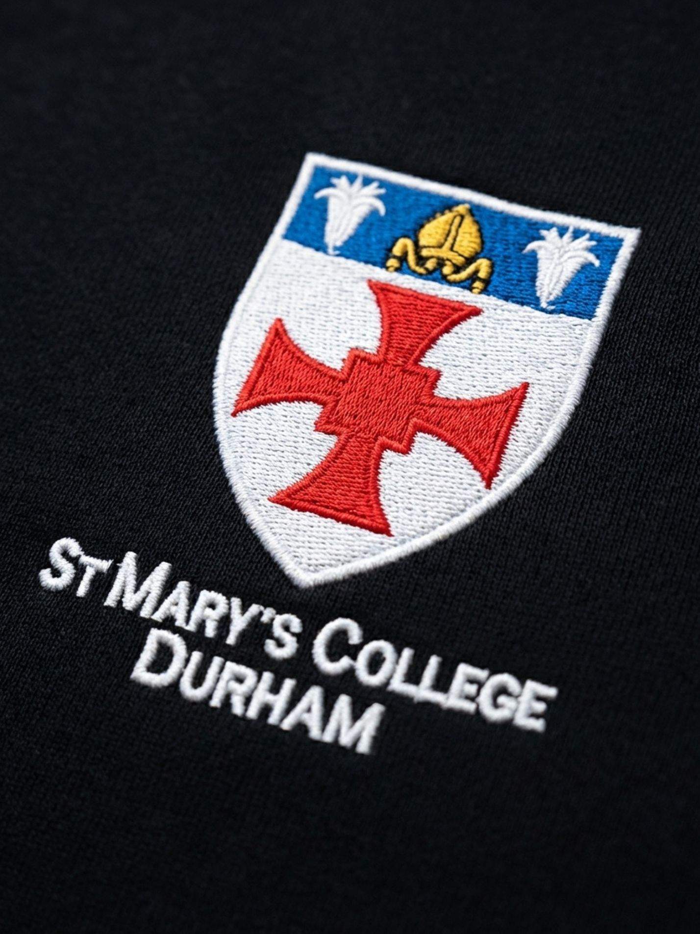 St Mary's College Durham JCR Unisex Fluffy Sherpa Fleece Jacket - Image 3