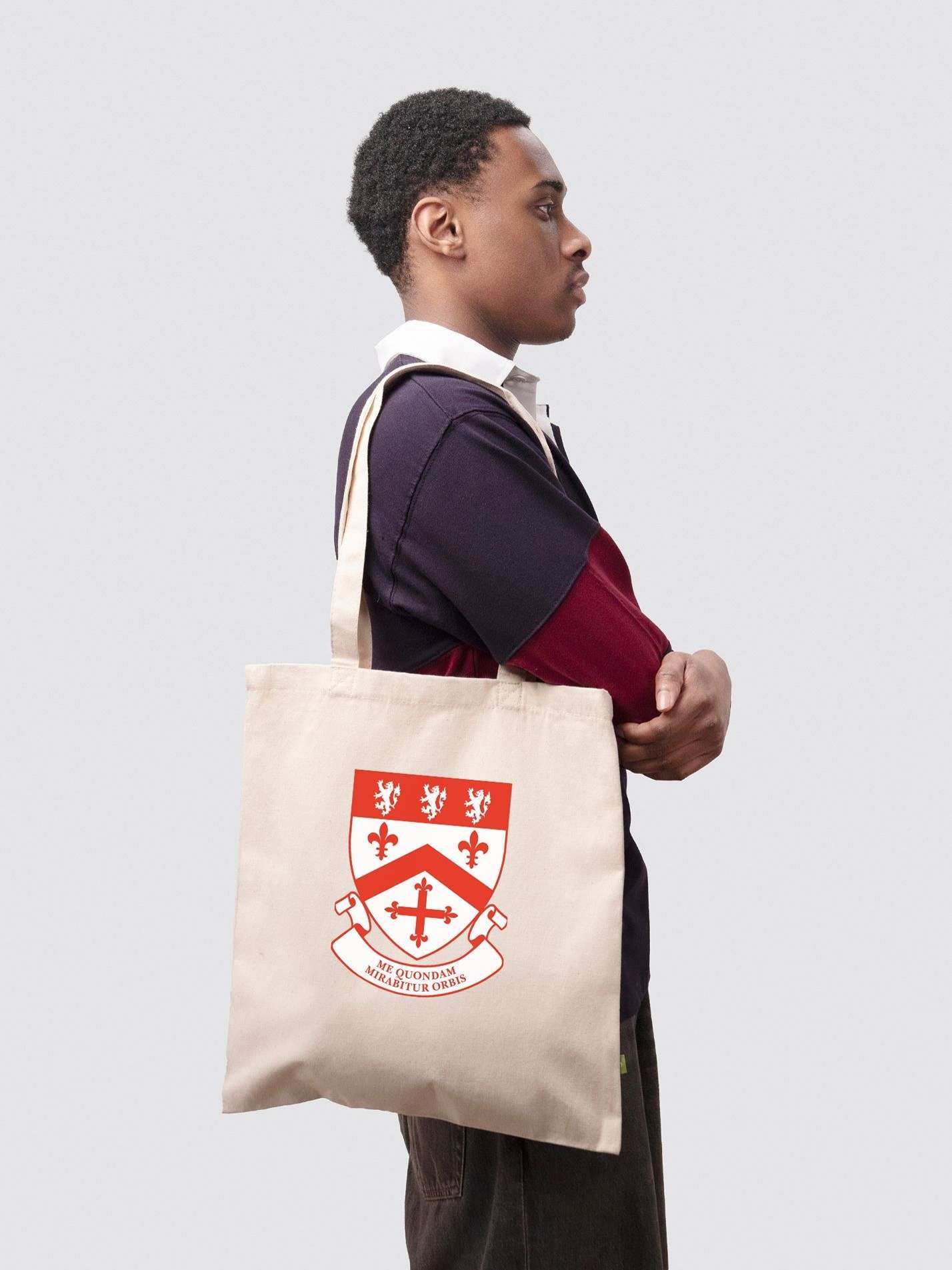 Stephenson College Durham Organic Cotton Printed Tote Bag