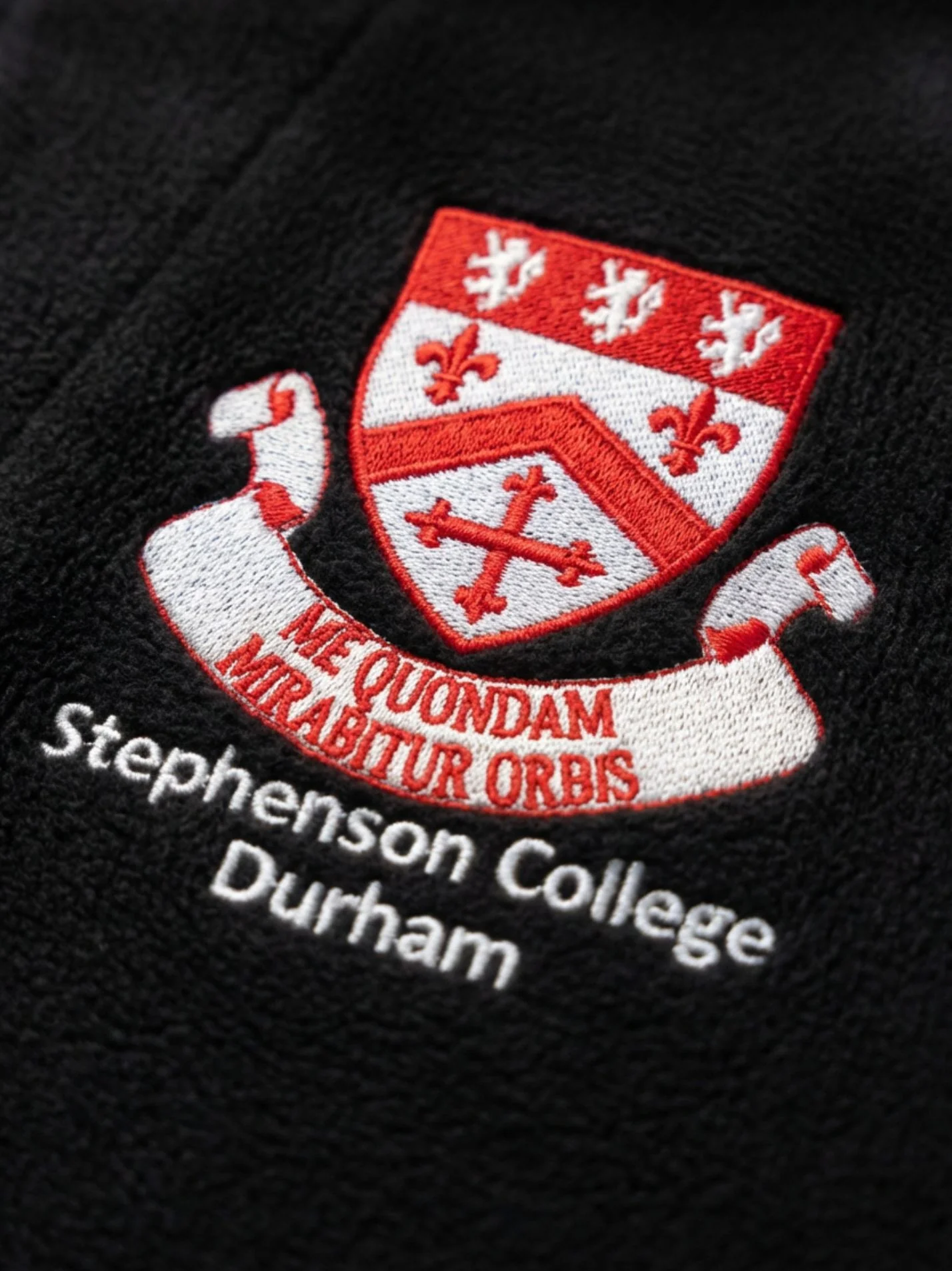 Stephenson College Durham Unisex Fluffy Sherpa Fleece Jacket - Image 3