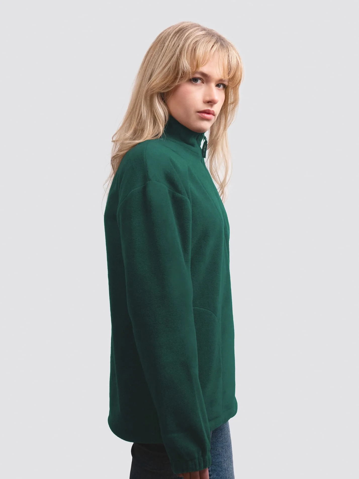 Stirling Netball Unisex 1/4 Zip Fleece - Image 5