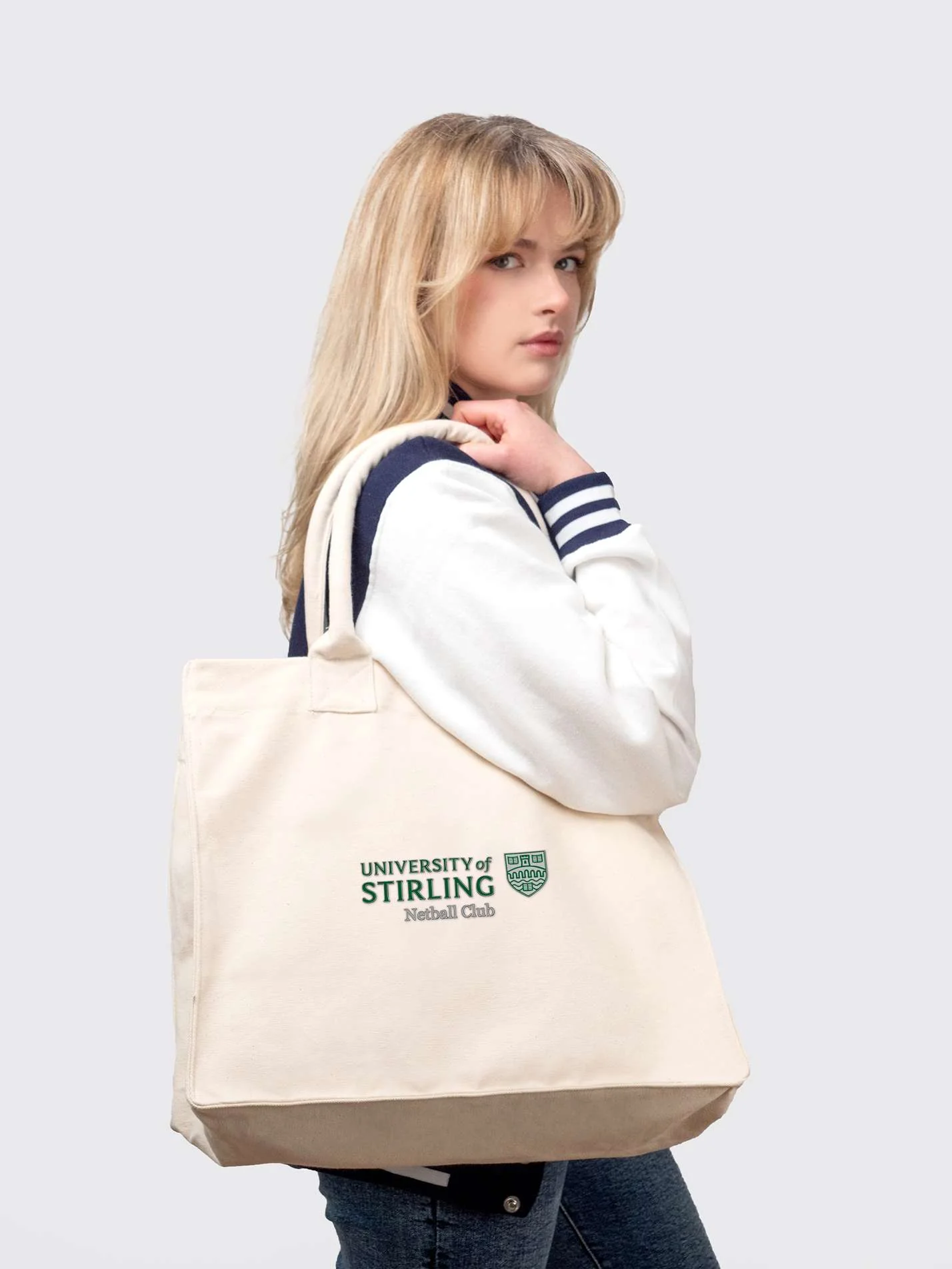 Stirling Netball Cotton Canvas Printed Shopper Bag