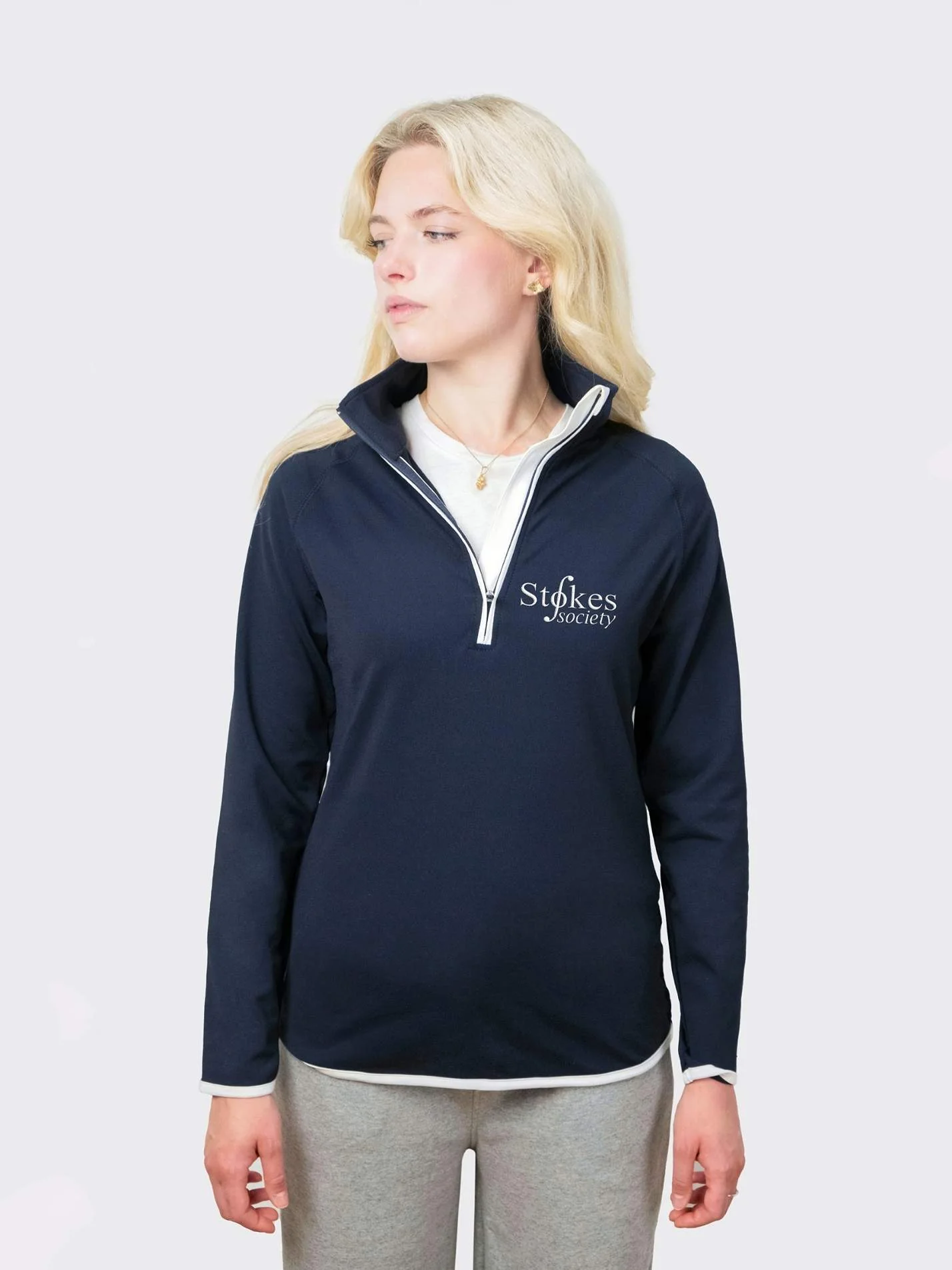 Stokes Society Ladies Performance 1/4 Zip Sweatshirt