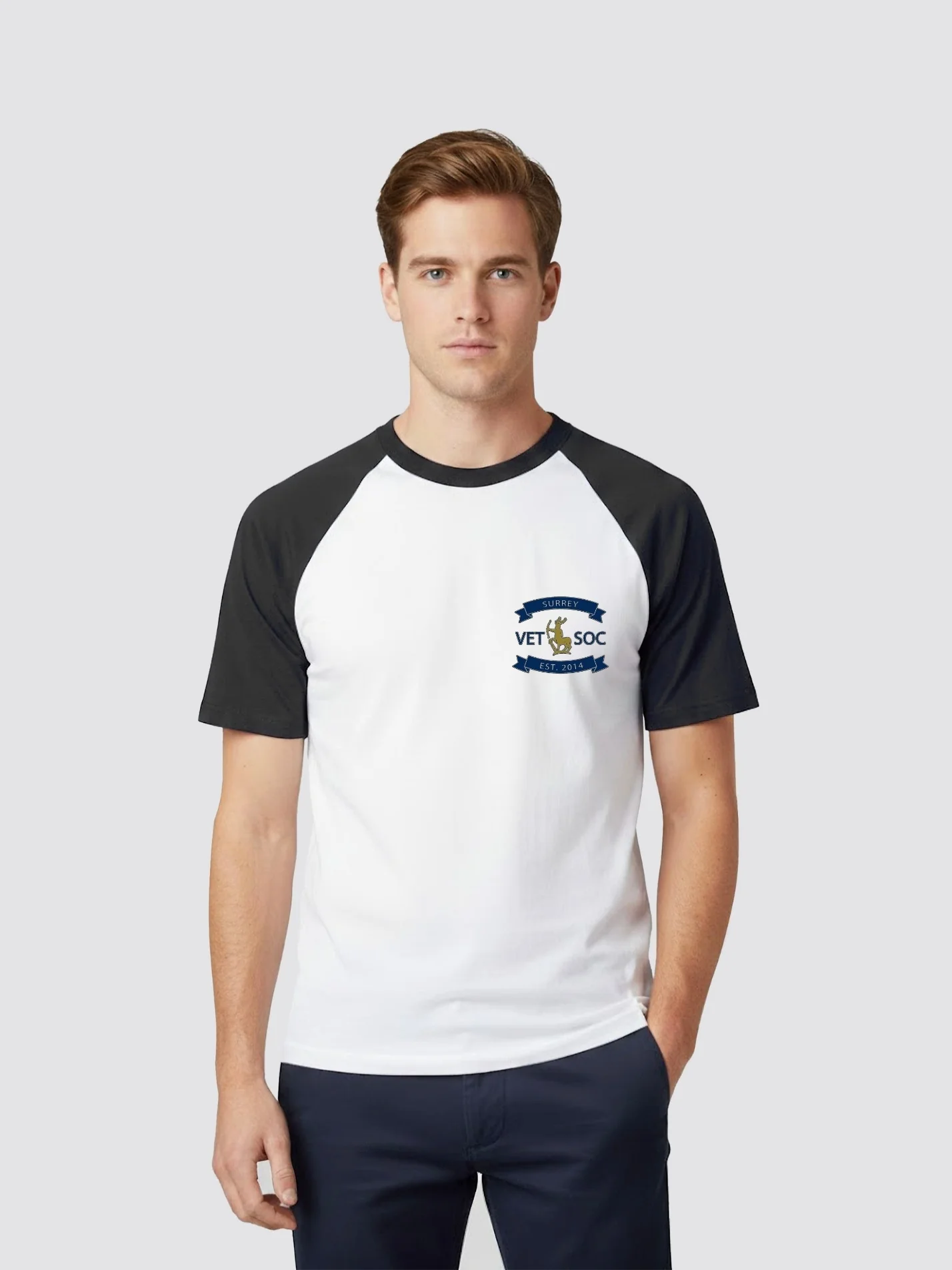 Surrey Vet Society Unisex Baseball T-Shirt