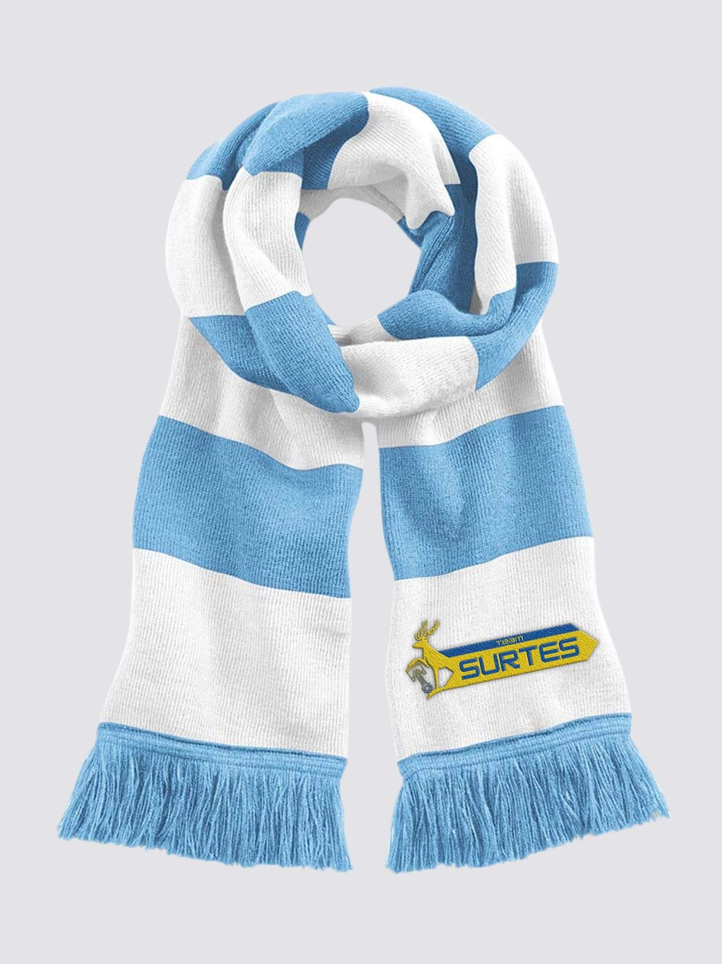 Team SURTES Striped Scarf - Image 2
