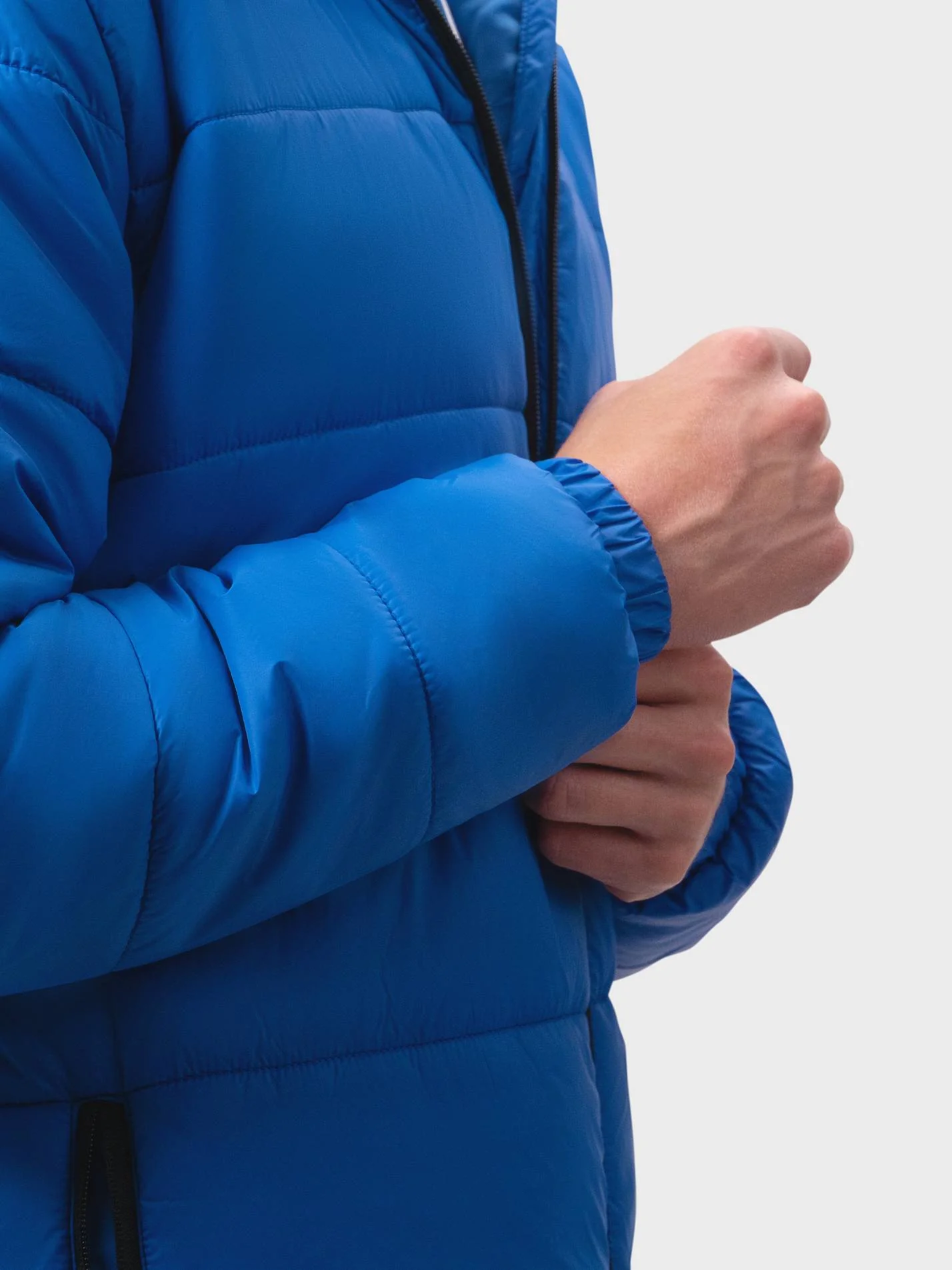 Oxford Biological Society Sustainable Unisex Hooded Puffer Jacket - Image 7