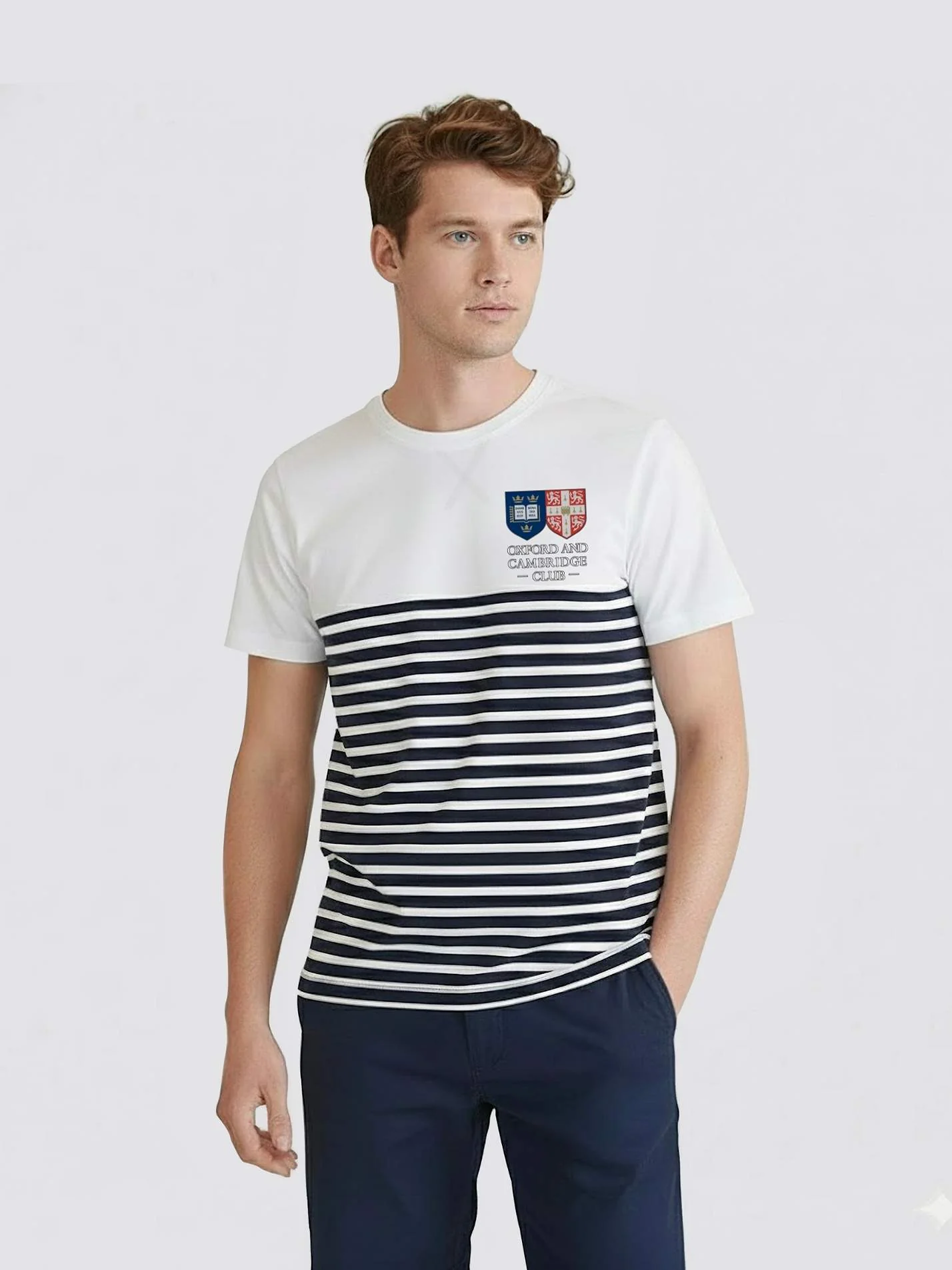 The Oxford and Cambridge Club Striped T-Shirt