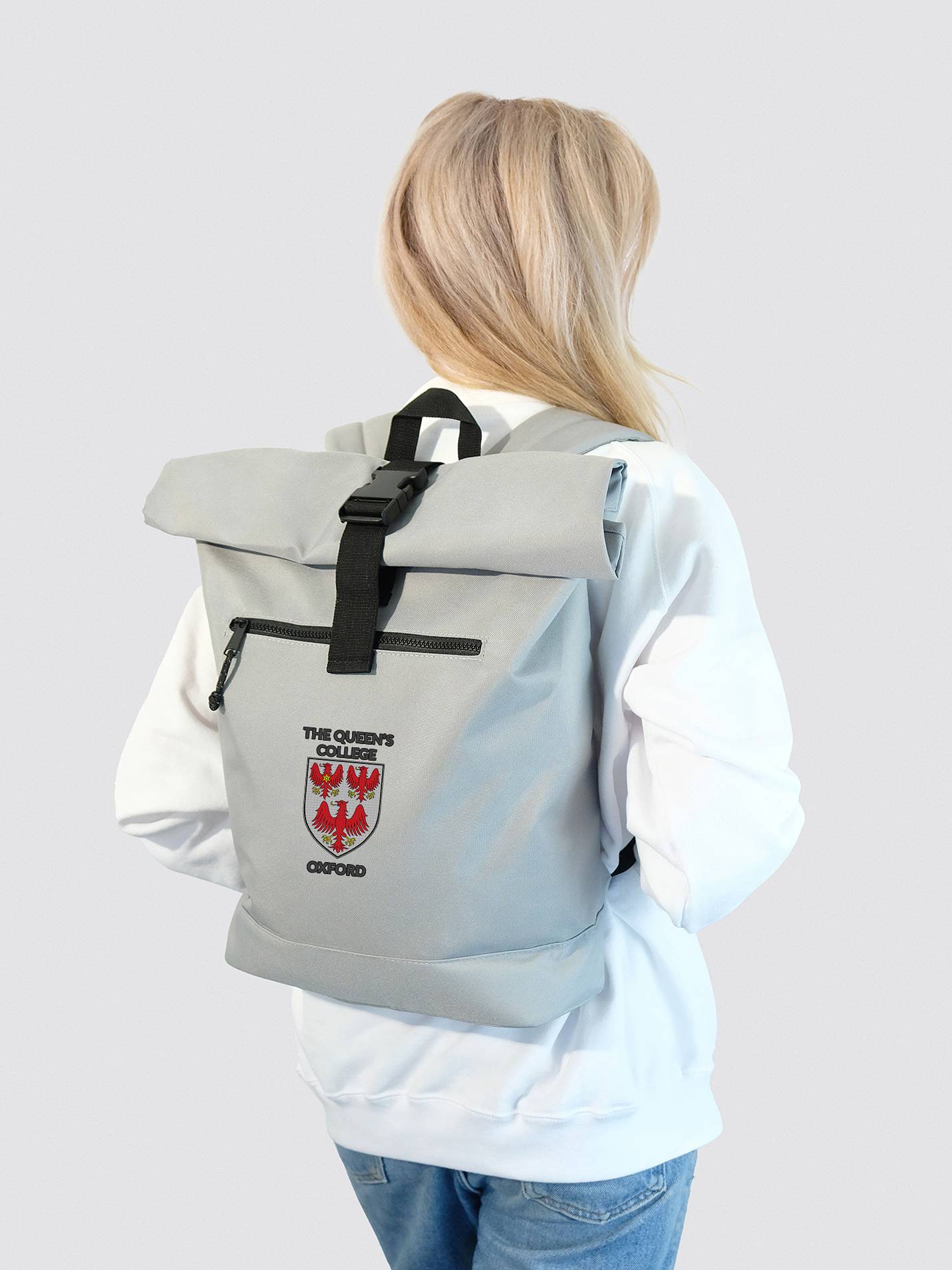 The Queen's College Oxford JCR Roll Top Backpack