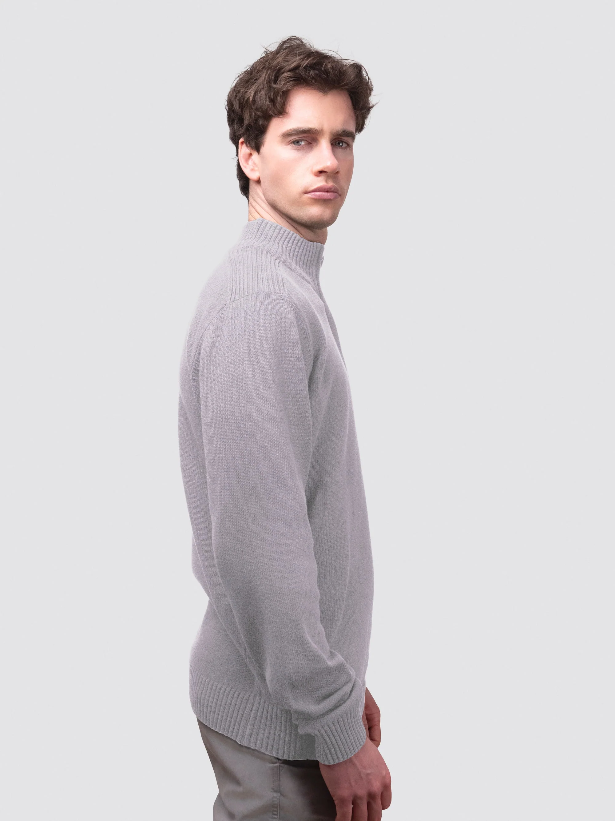 The Queen's College Oxford JCR Sustainable Unisex Zip-Neck Jumper - Image 4