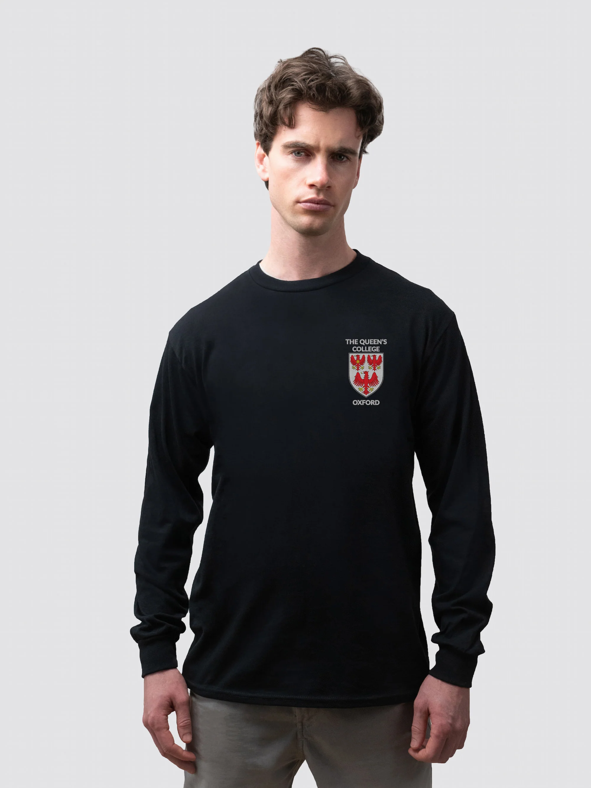 The Queen's College Oxford JCR Unisex Cotton Long Sleeve T-Shirt