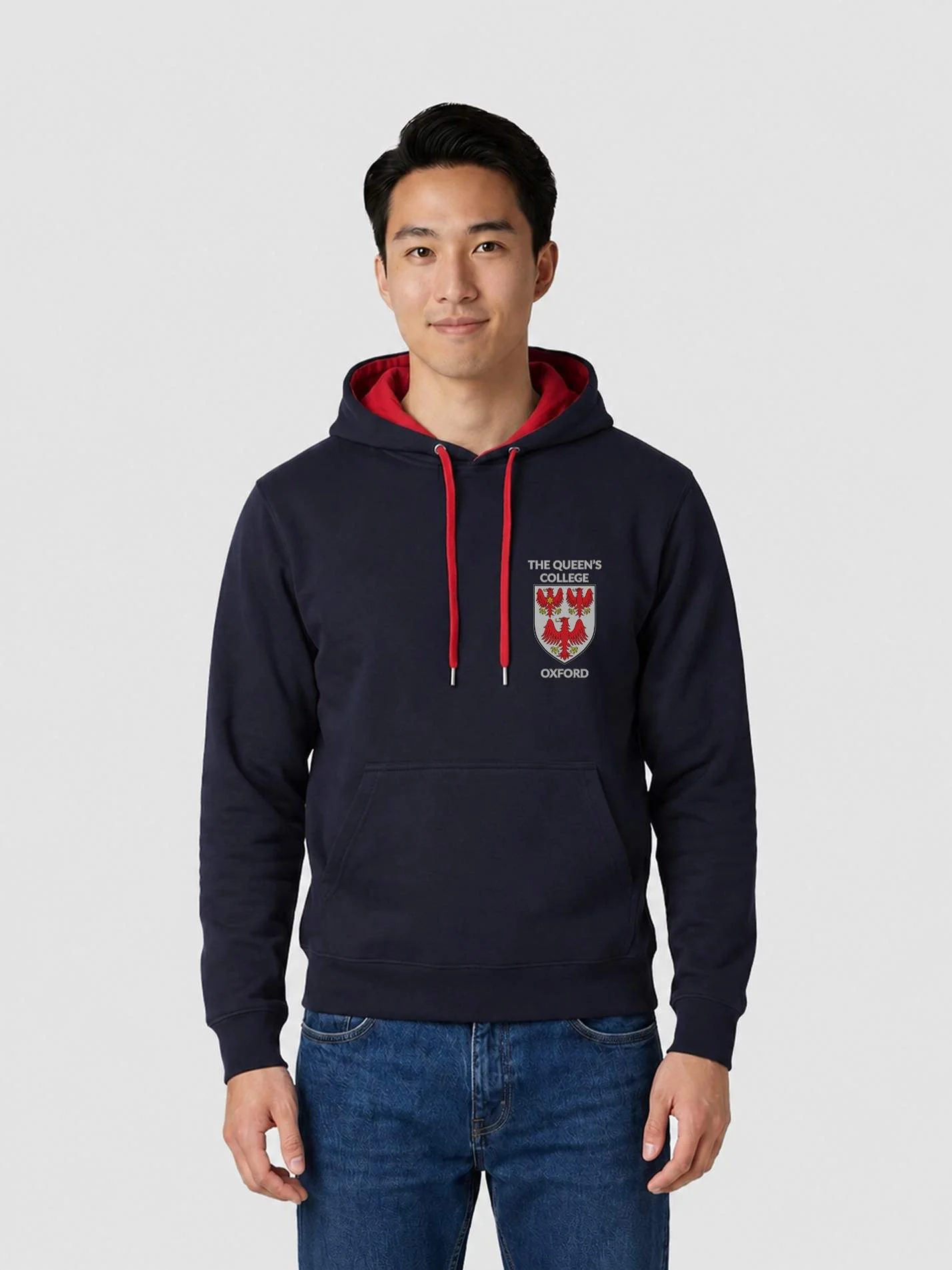 The Queen's College Oxford MCR Contrast Hoodie
