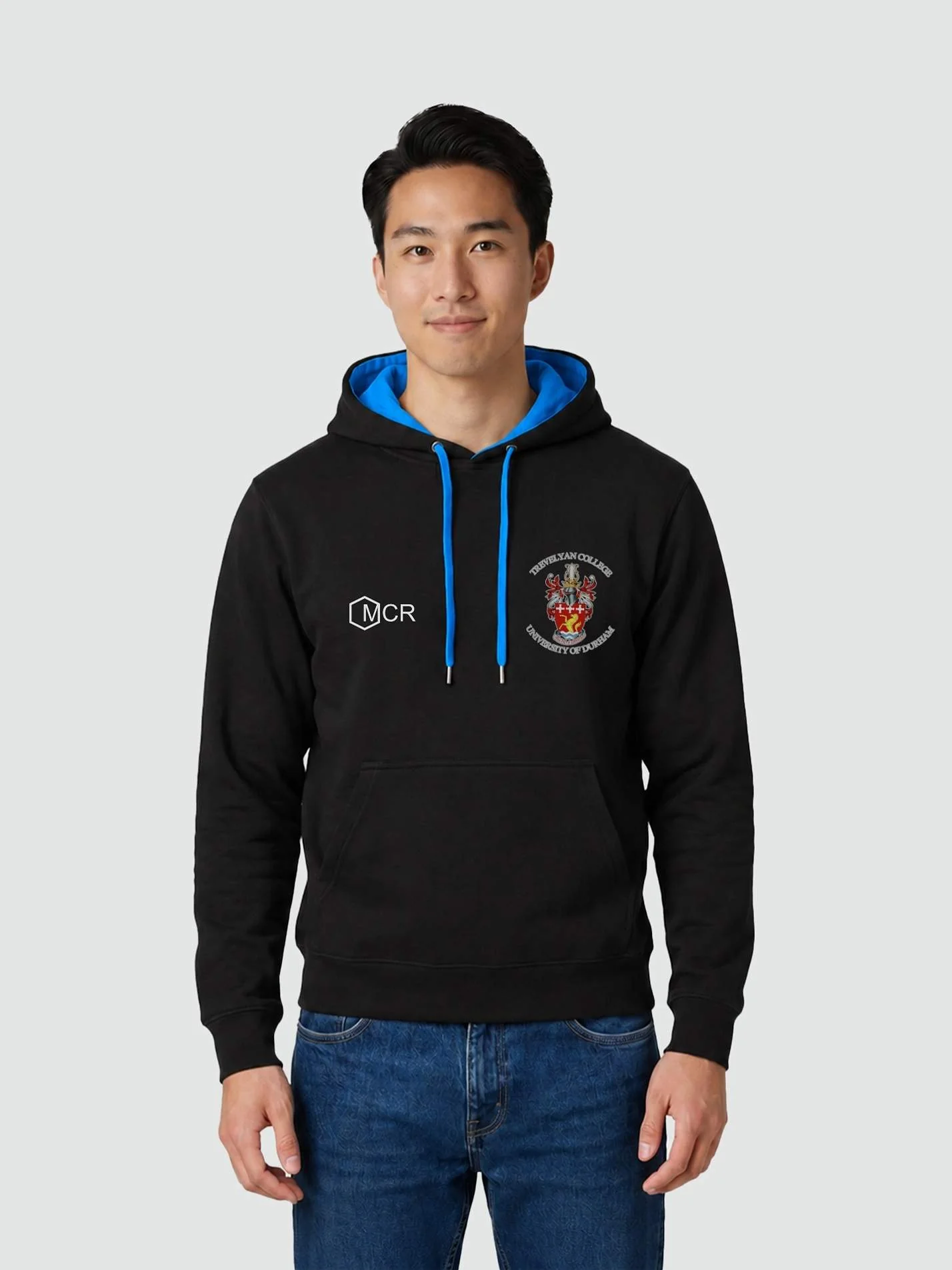 Trevelyan College Durham MCR Contrast Hoodie - Image 5