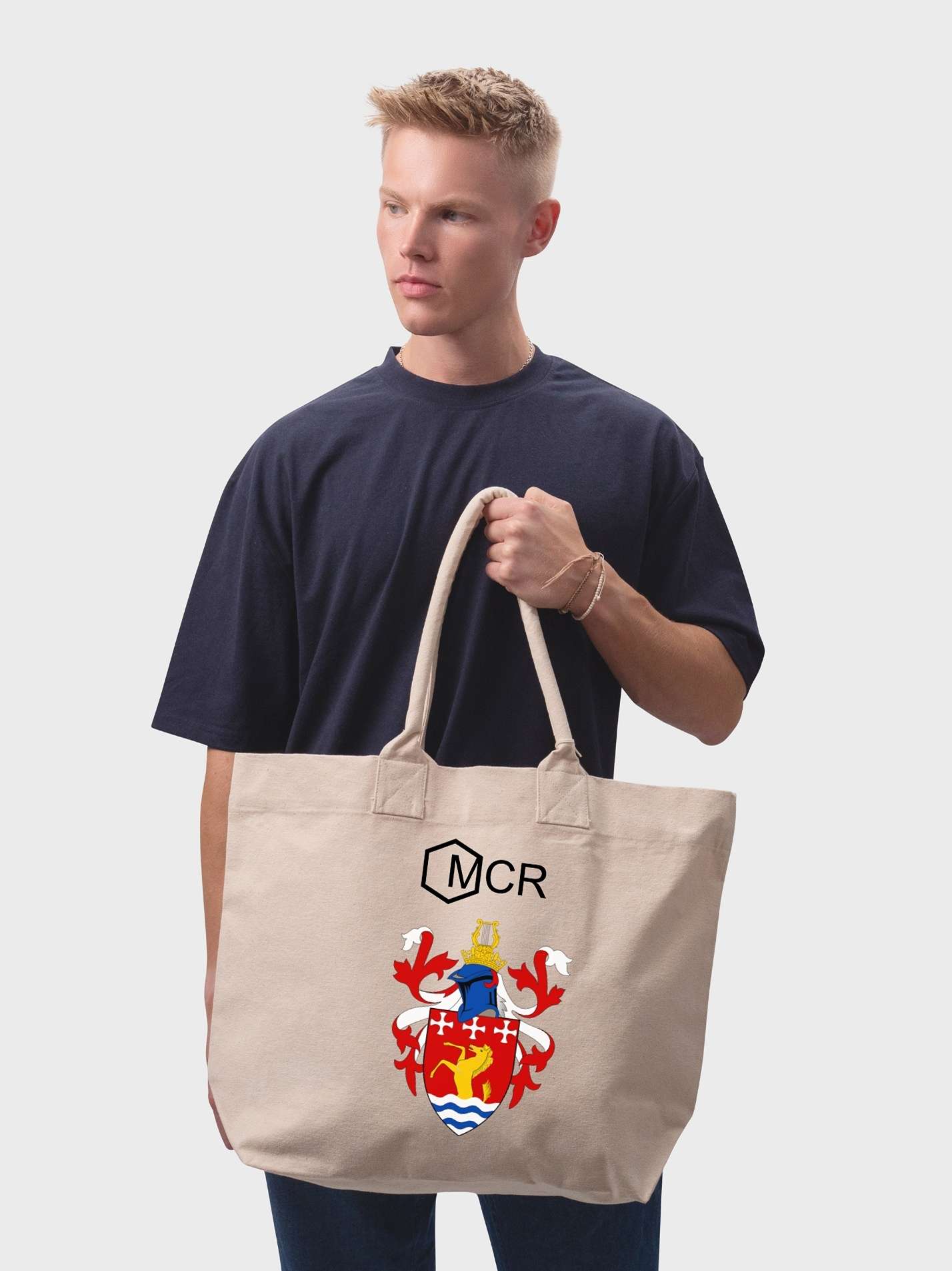 Trevelyan College Durham MCR Cotton Canvas Printed Shopper Bag - Image 2