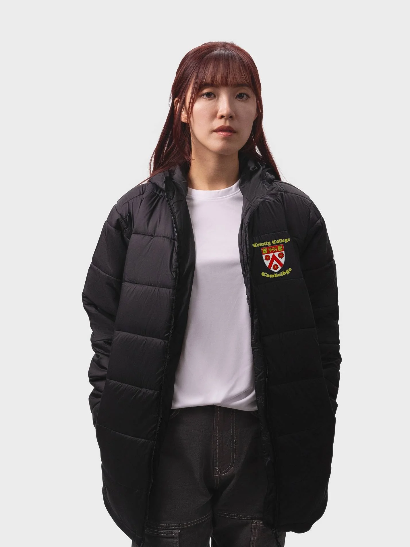 Trinity College Cambridge Sustainable Unisex Hooded Puffer Jacket