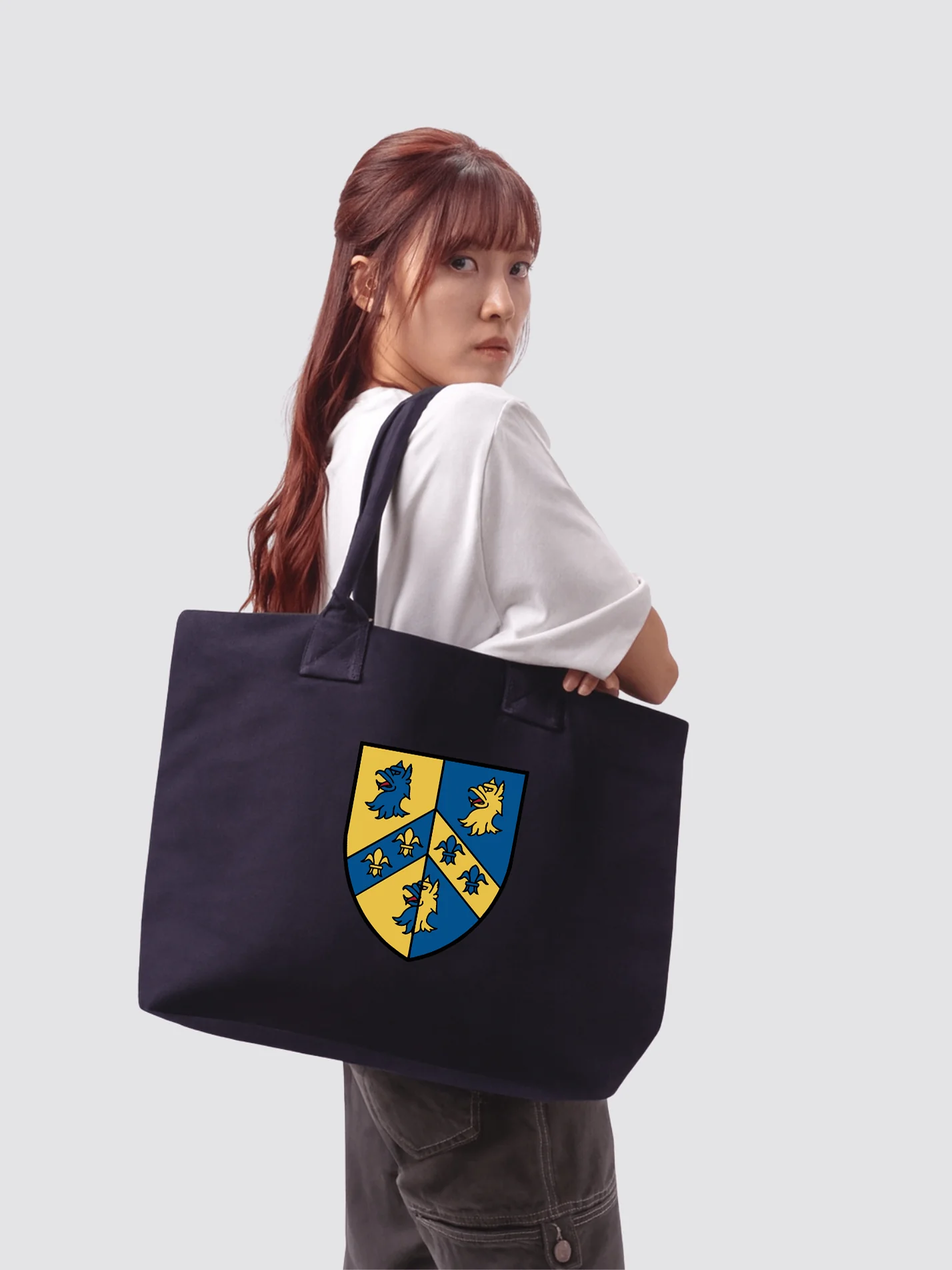 Trinity College Oxford JCR Cotton Canvas Printed Shopper Bag