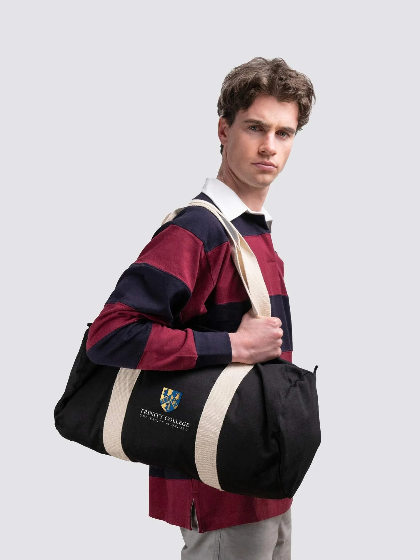 Trinity College Oxford MCR Organic Cotton Canvas Barrel Bag