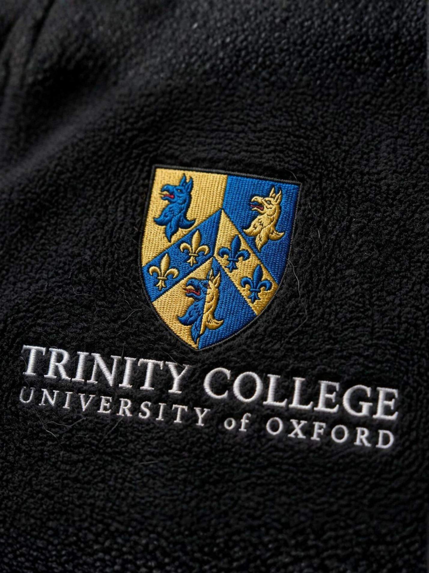 Trinity College Oxford MCR Unisex Polar Full Zip Fleece - Image 3