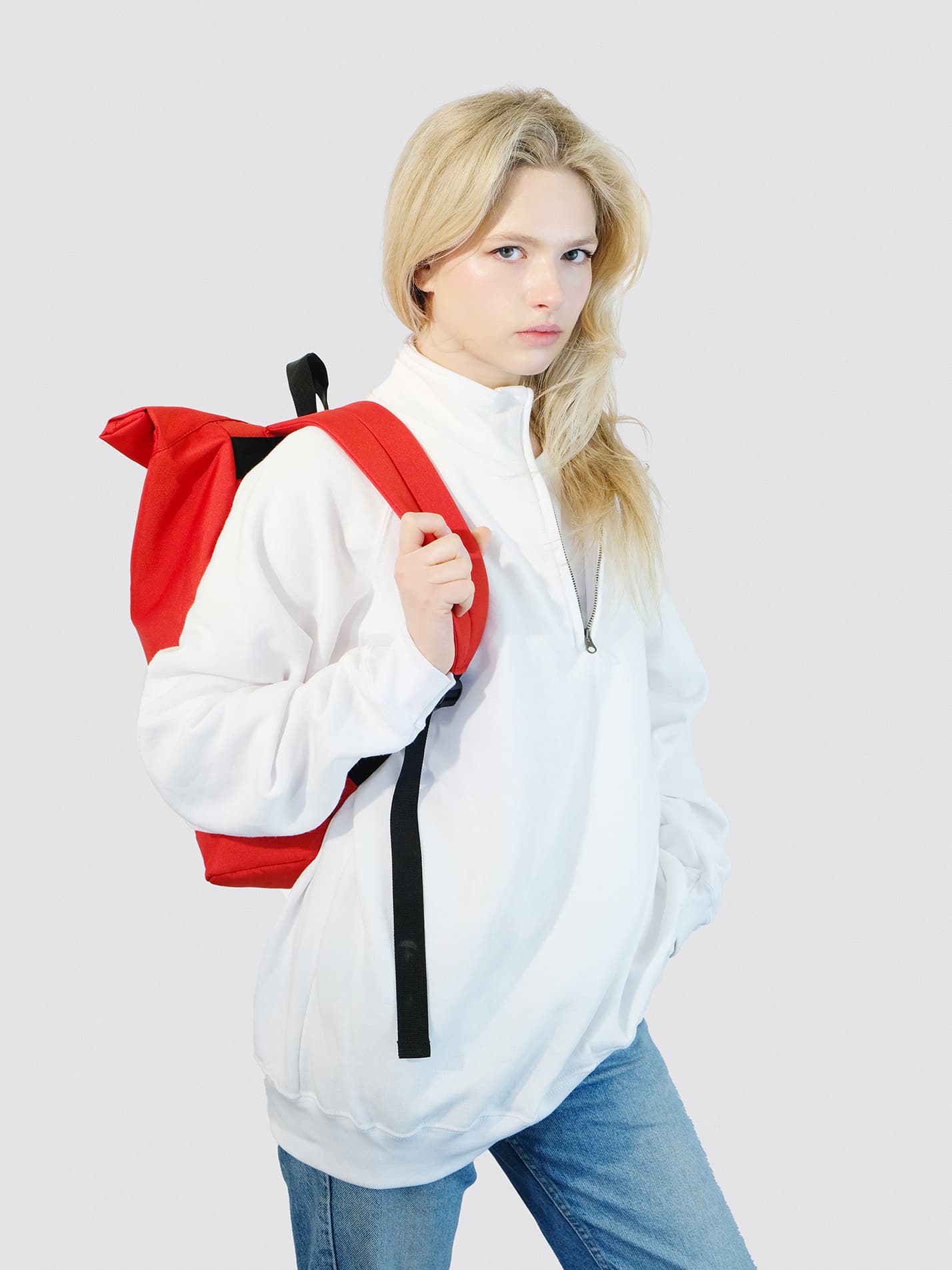 Trinity Hall Cambridge Roll Top Backpack - Image 11