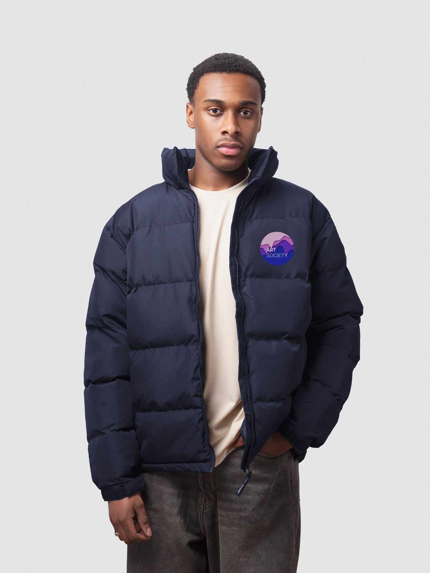 UCL Art Society Men's Puffer Jacket - Image 3