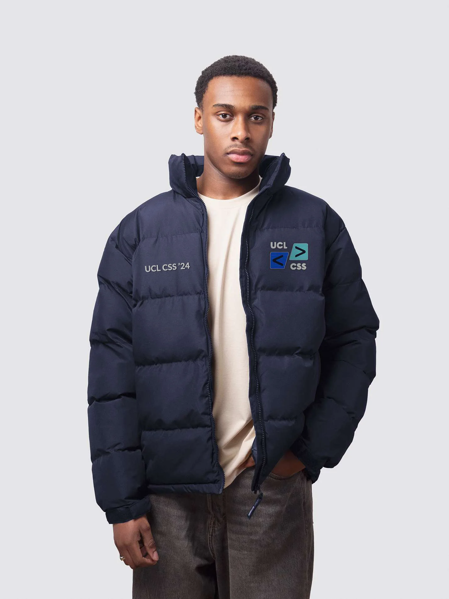 UCL Computer Science Society Men's Puffer Jacket - Image 3