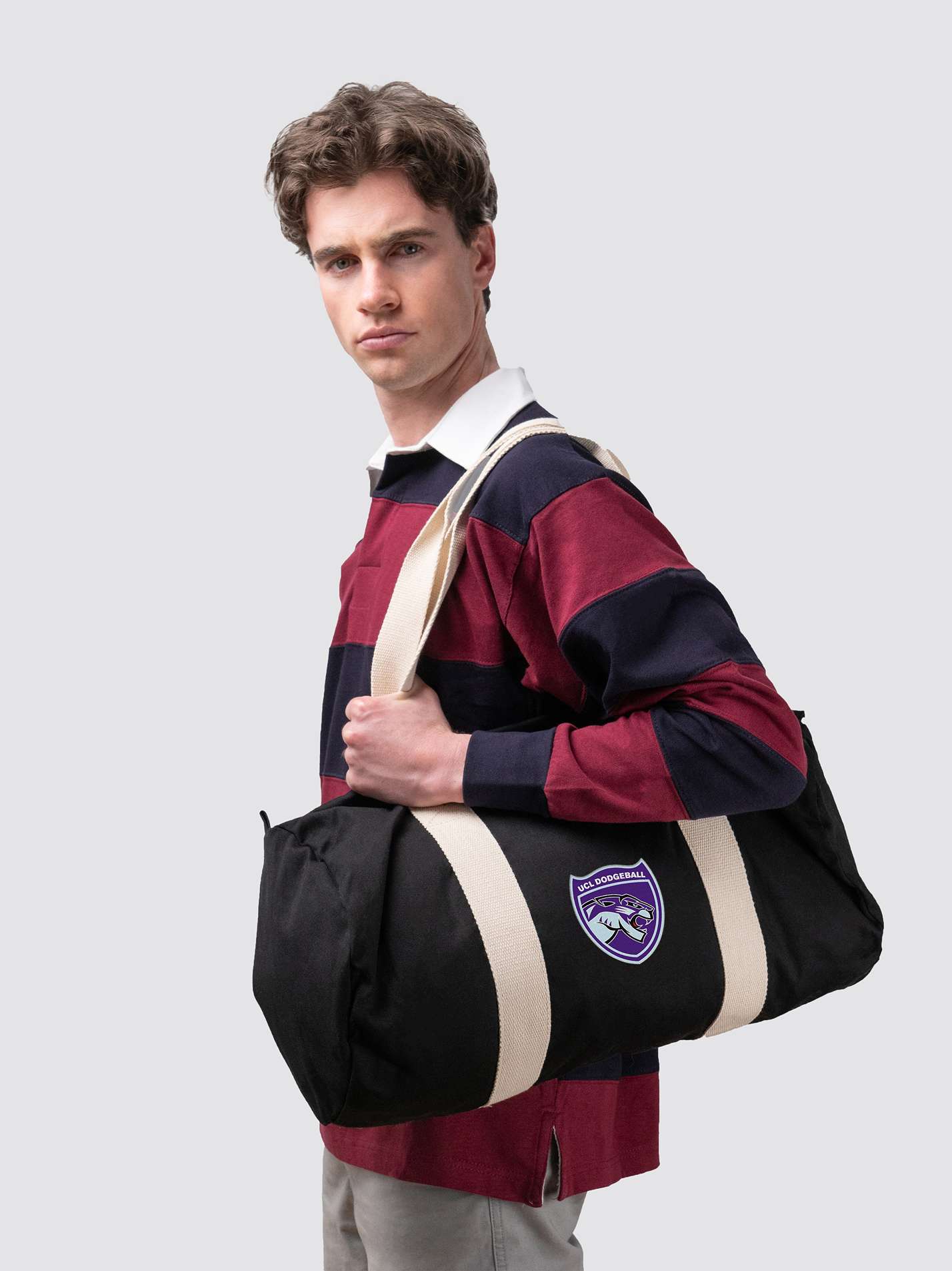 UCL Dodgeball Organic Cotton Canvas Barrel Bag