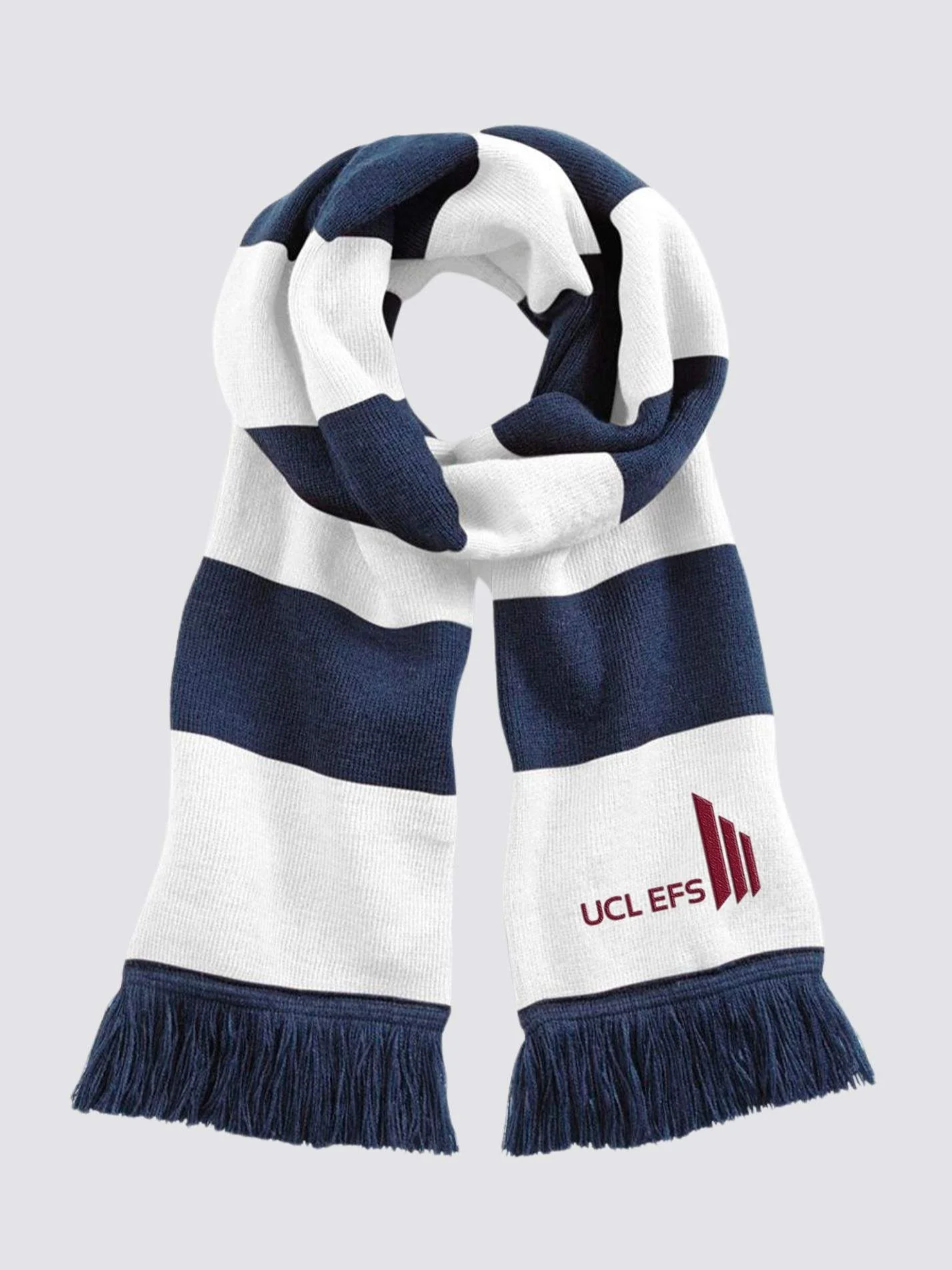 UCL EFS Striped Scarf