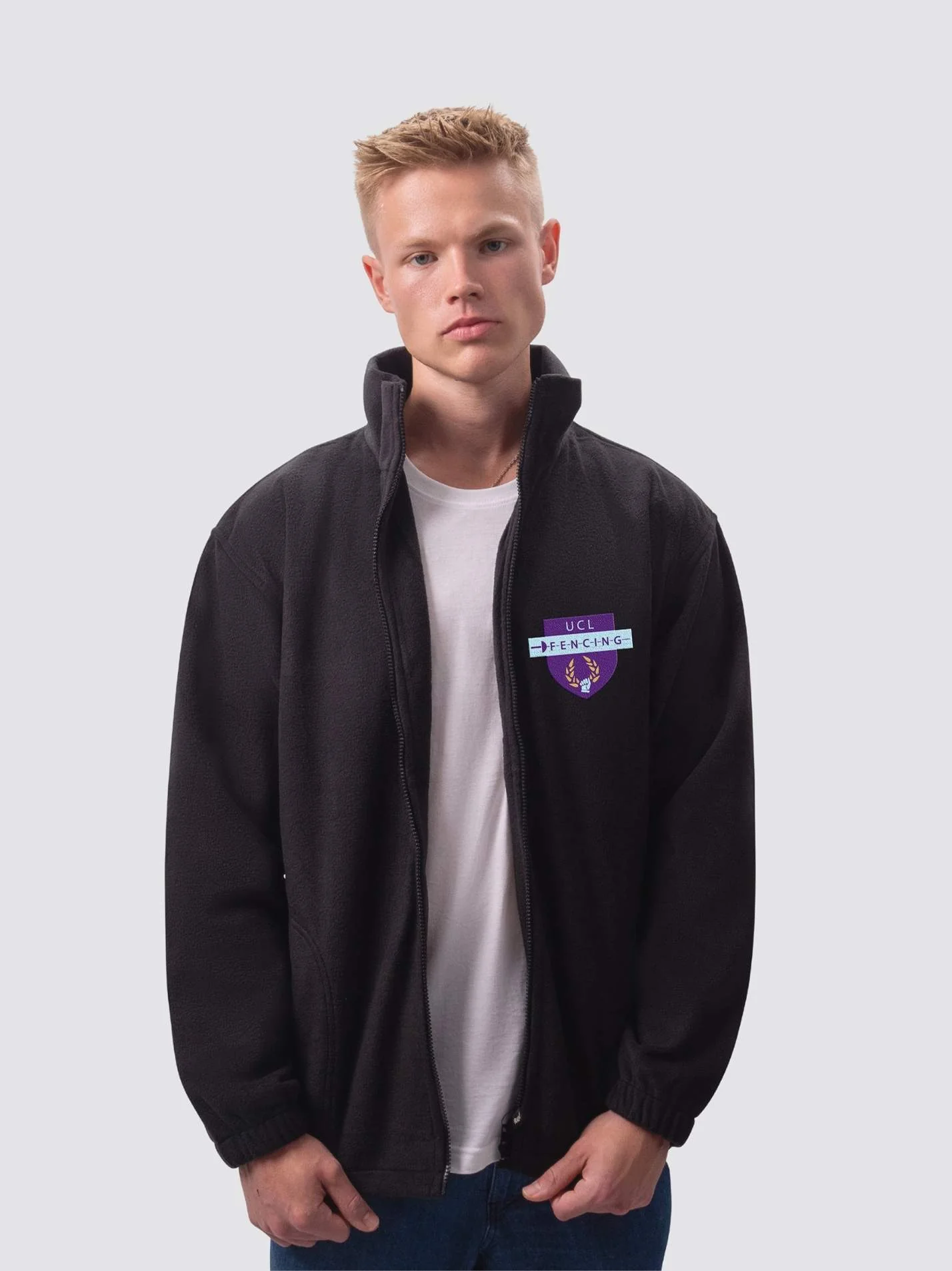 UCL Fencing Club Unisex Polar Full Zip Fleece