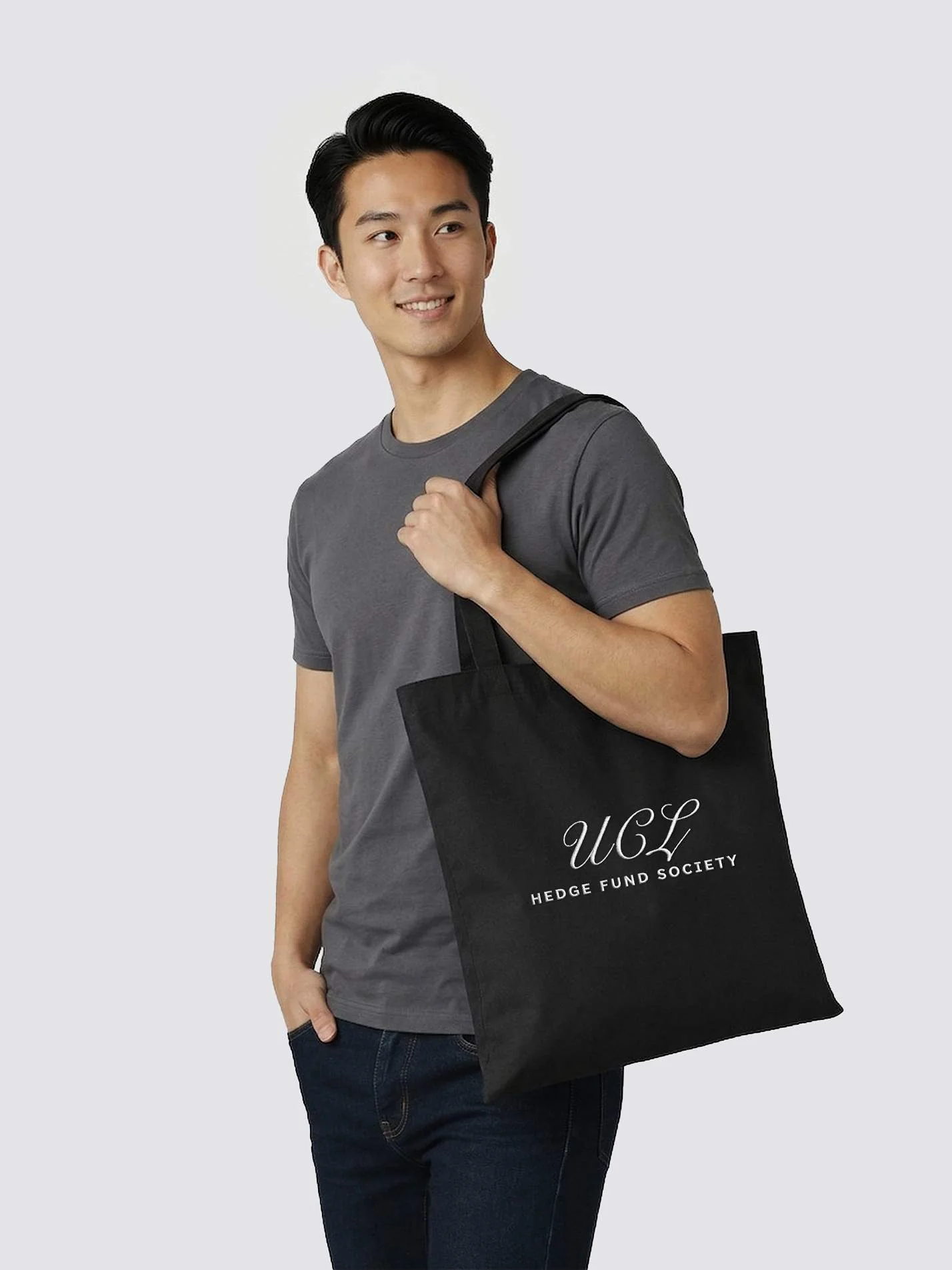UCL Hedge Fund Society Heritage Cotton Tote Bag